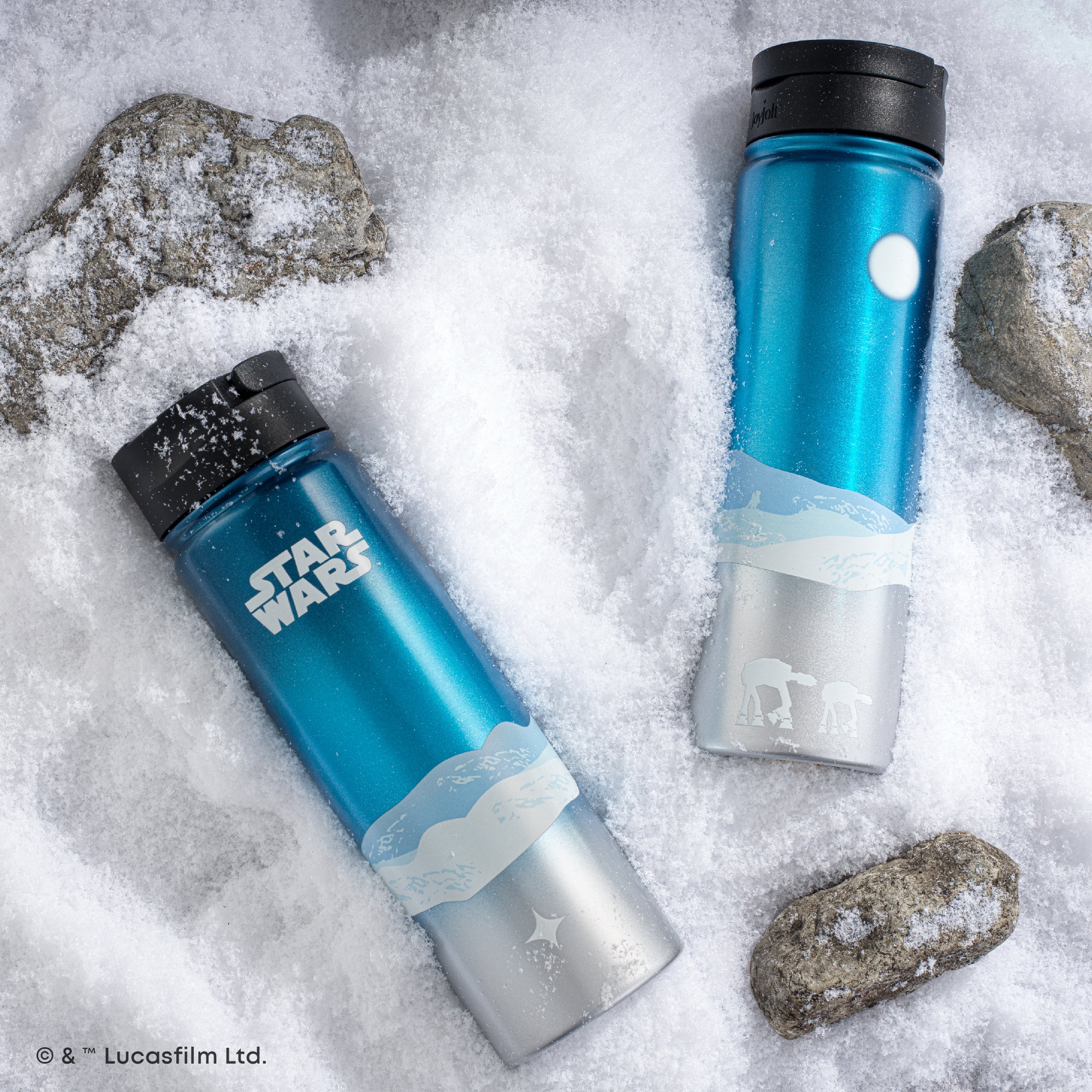 joyjolt-star-wars-destinations-collection-hoth-vacuum-insulated-water-bottle image 2