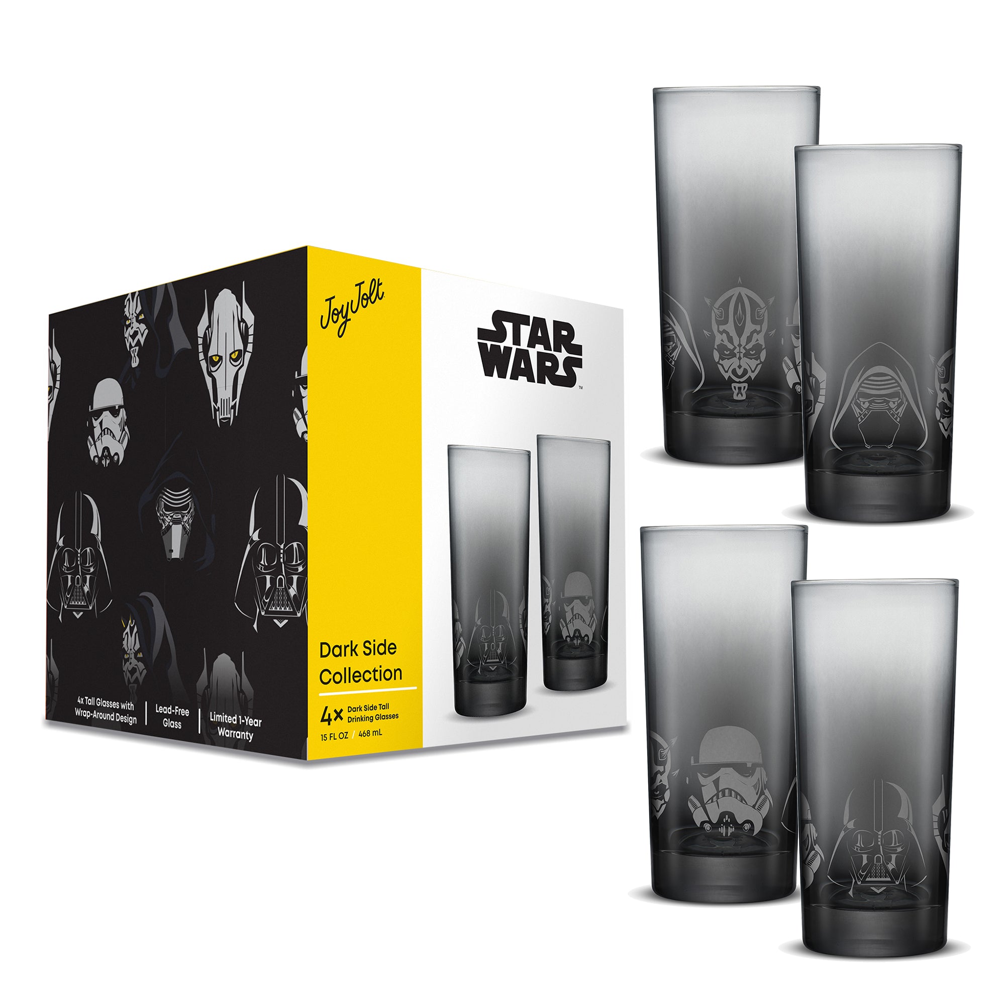joyjolt-star-wars-dark-side-tall-drinking-glasses-16-oz-set-of-4 image 7