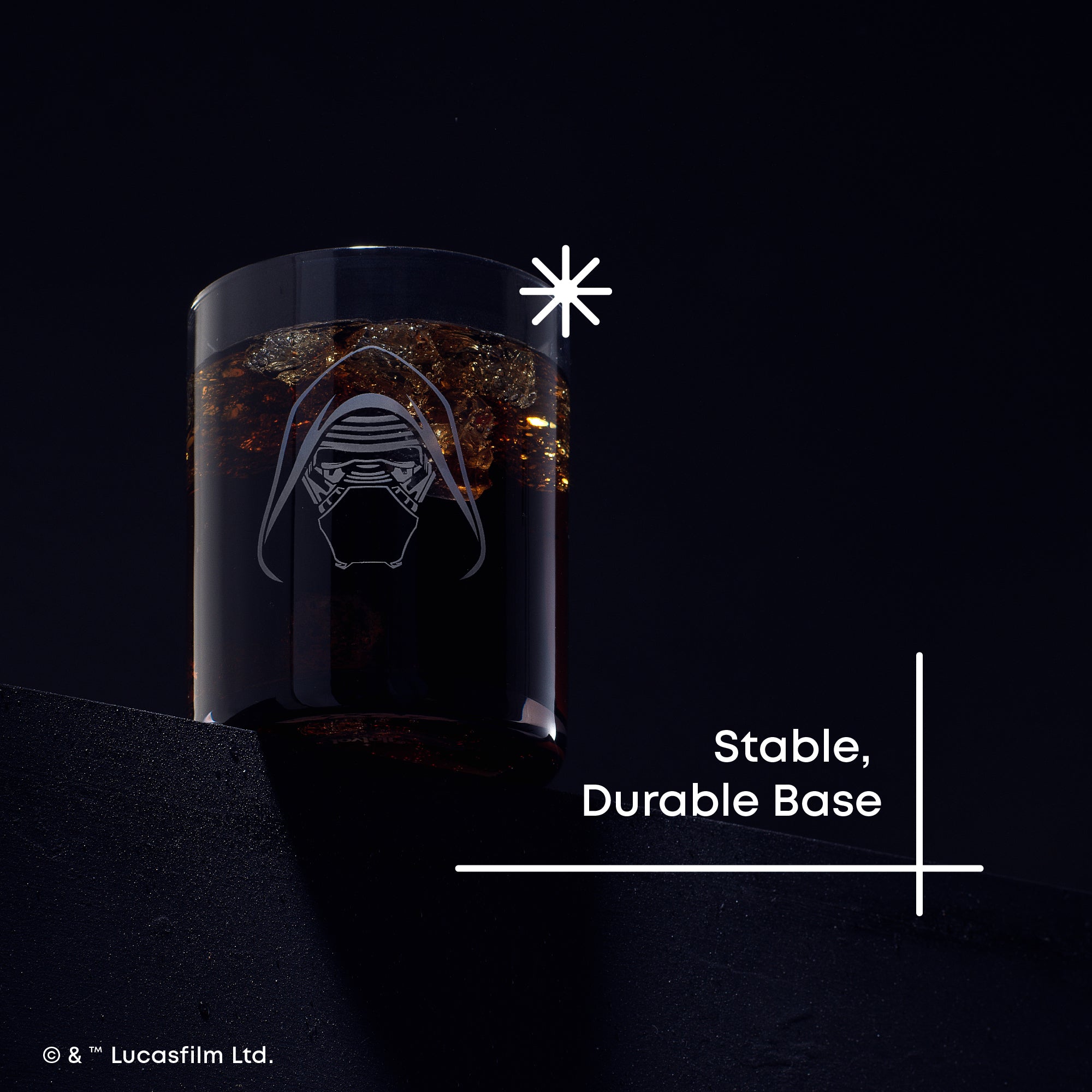 joyjolt-star-wars-dark-side-short-drinking-glasses-set-of-4 image 4