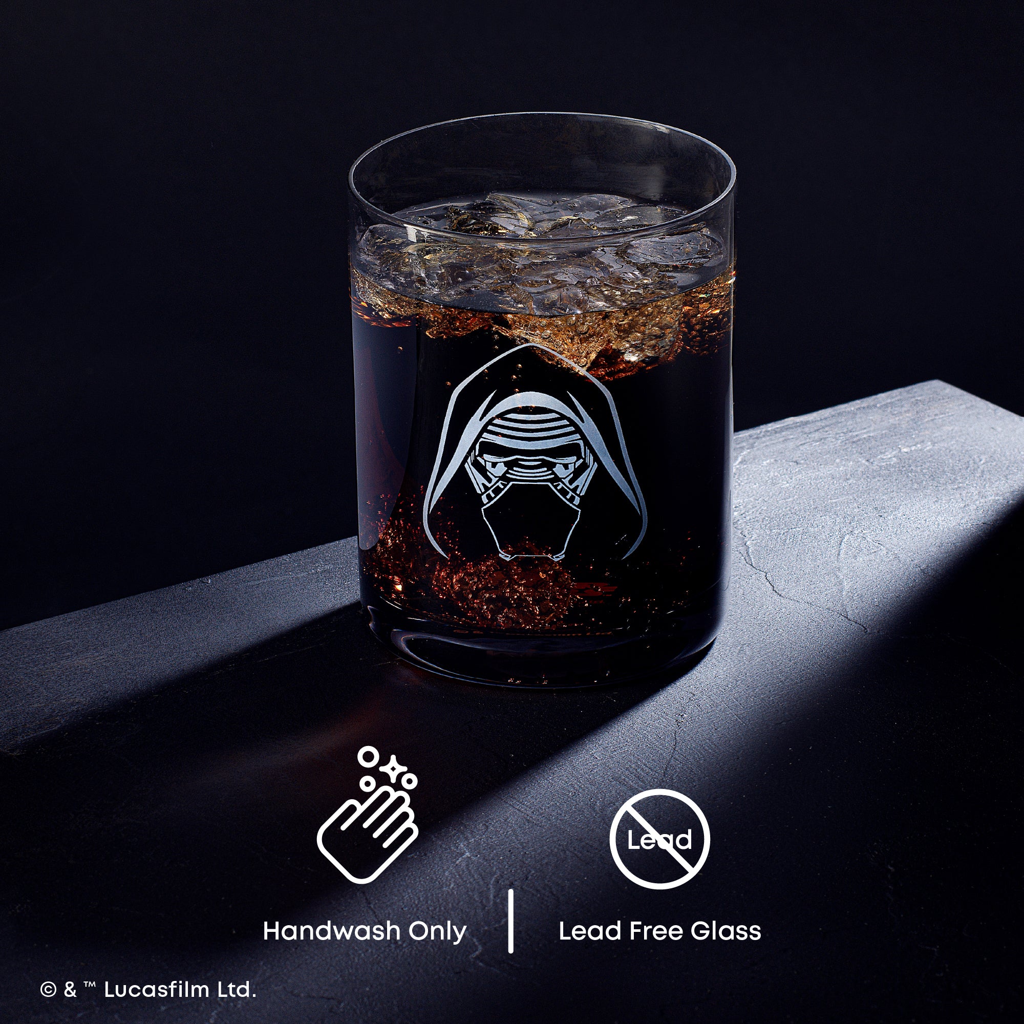 joyjolt-star-wars-dark-side-short-drinking-glasses-set-of-4 image 5