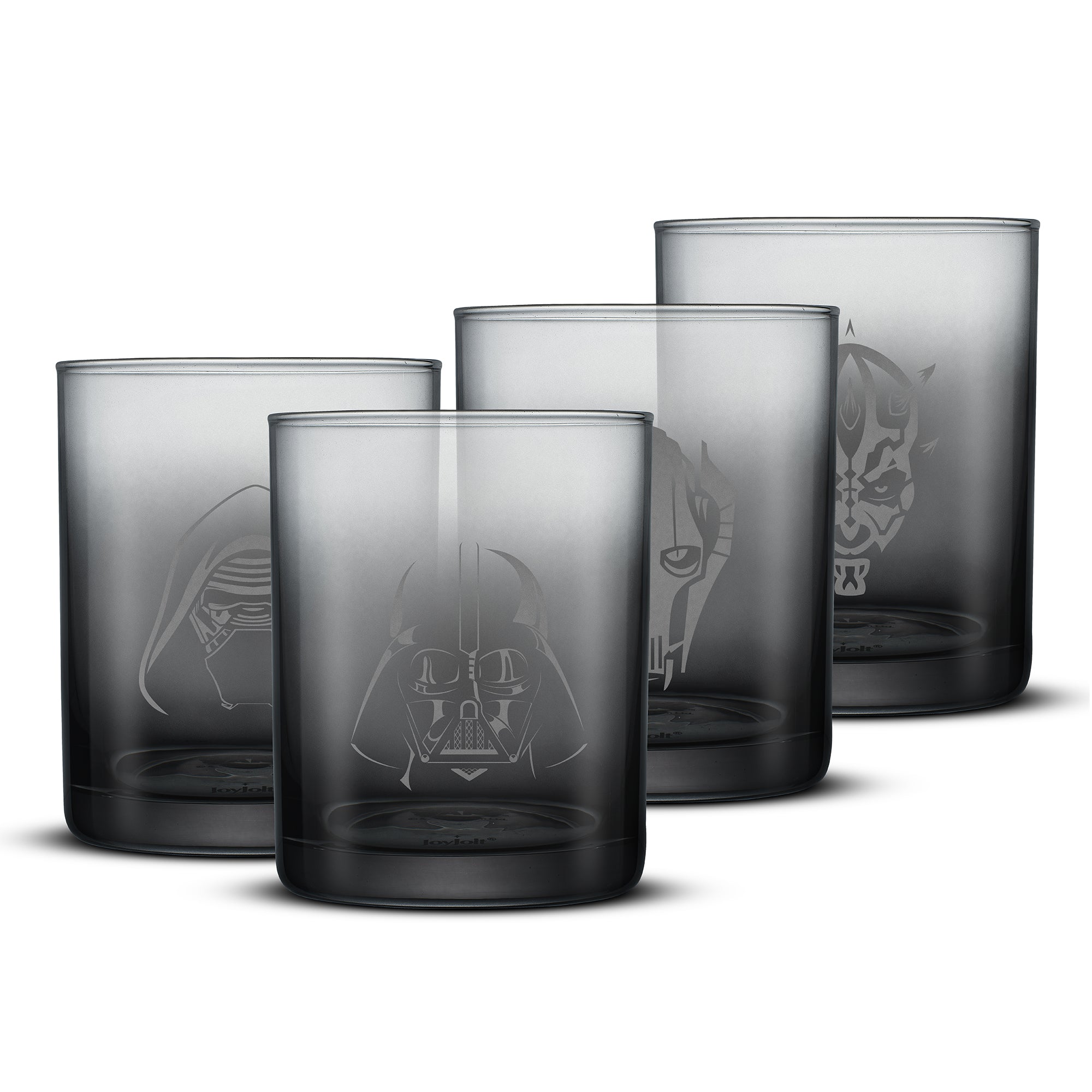 joyjolt-star-wars-dark-side-short-drinking-glasses-set-of-4 image 1