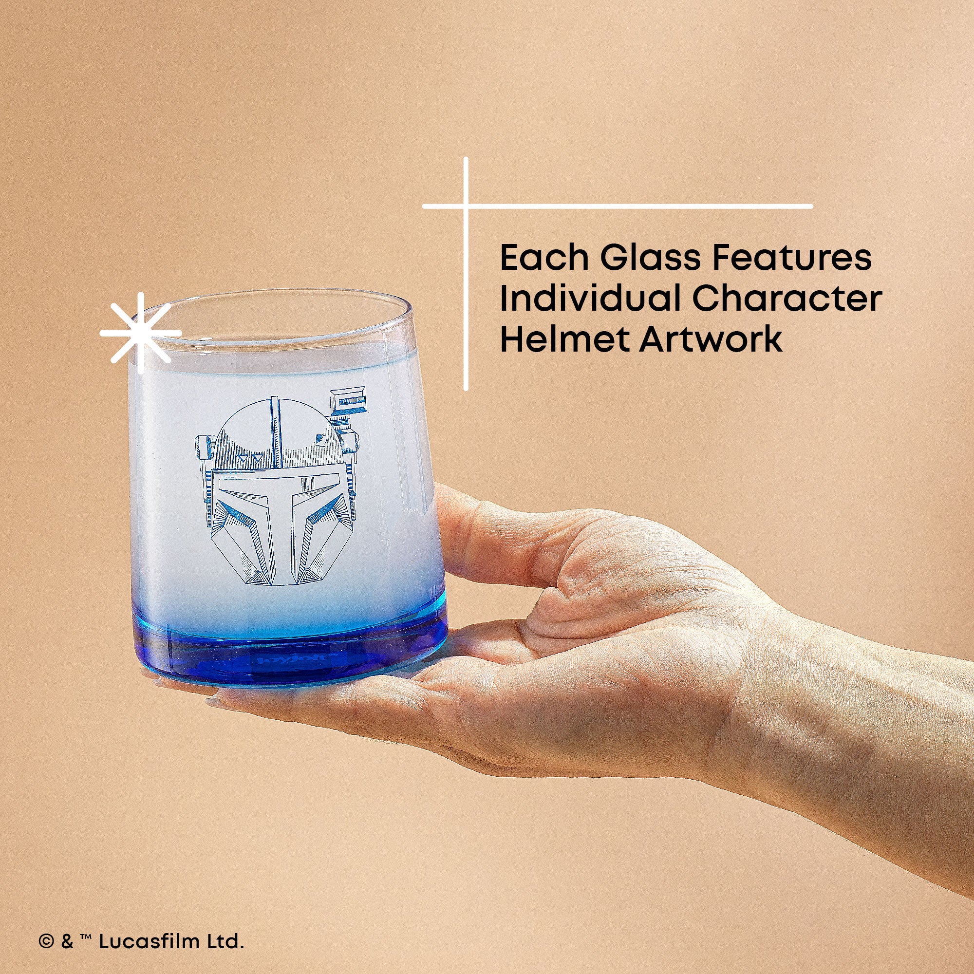 joyjolt-star-wars-the-mandalorians-short-drinking-glasses-set-of-4-lead-free-10- image 4