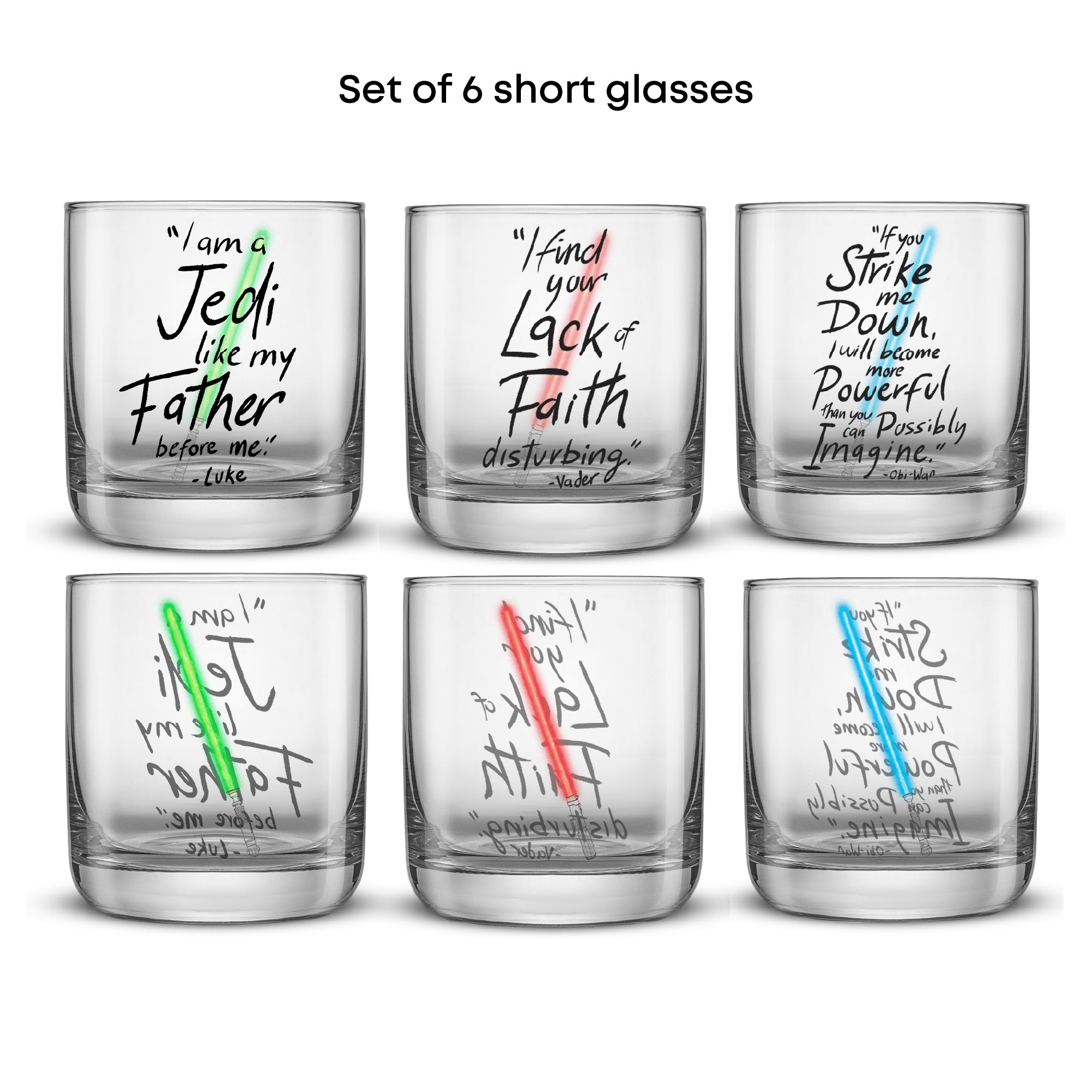 joyjolt-star-wars-lightsaber-collection-drinking-glasses-set-of-4-10-oz-lead-fre image 6