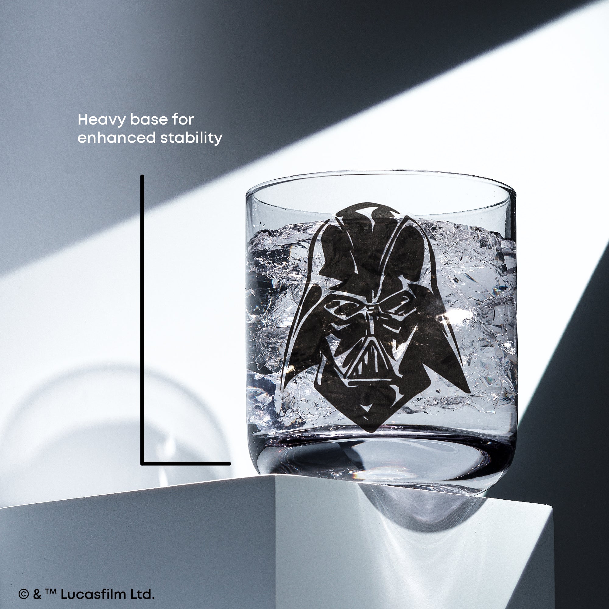 joyjolt-star-wars-dark-side-monochrome-short-drinking-glasses-set-of-2-10oz image 3