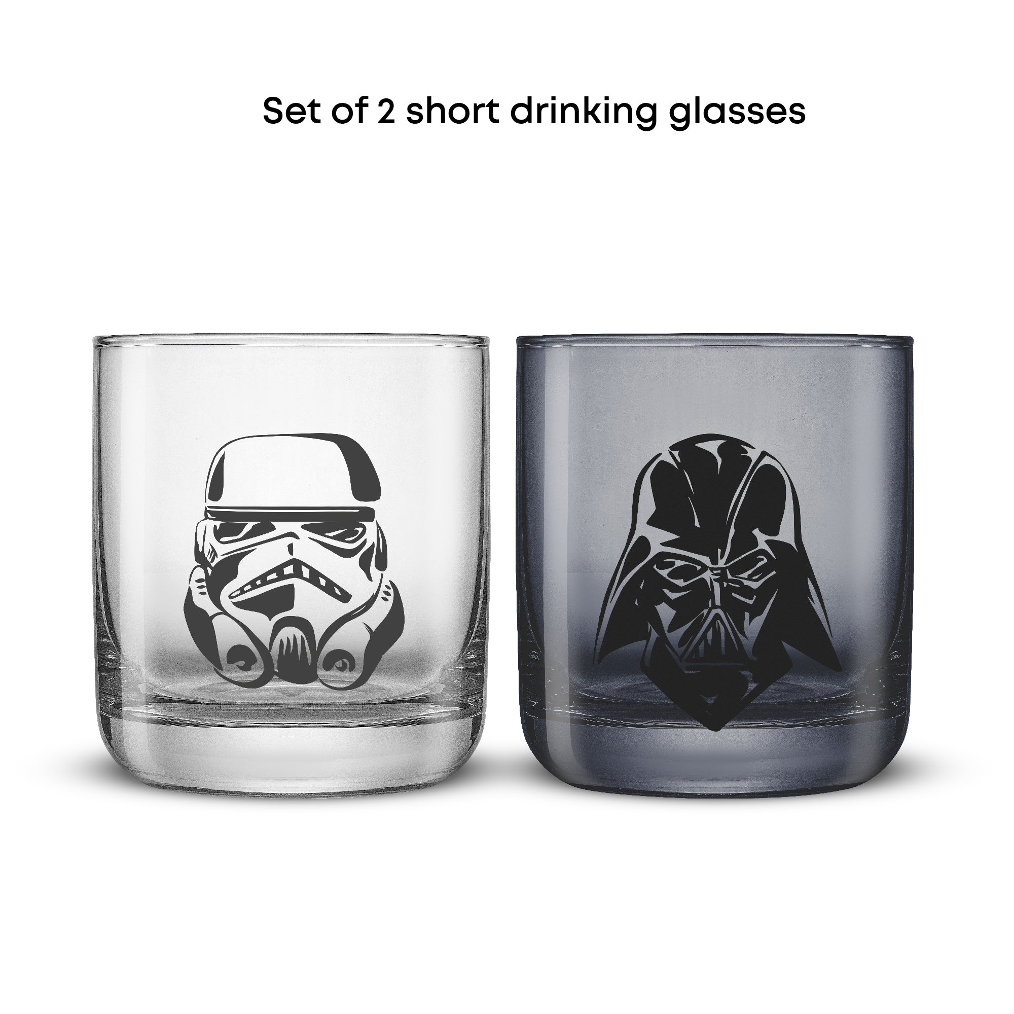 joyjolt-star-wars-dark-side-monochrome-short-drinking-glasses-set-of-2-10oz image 5