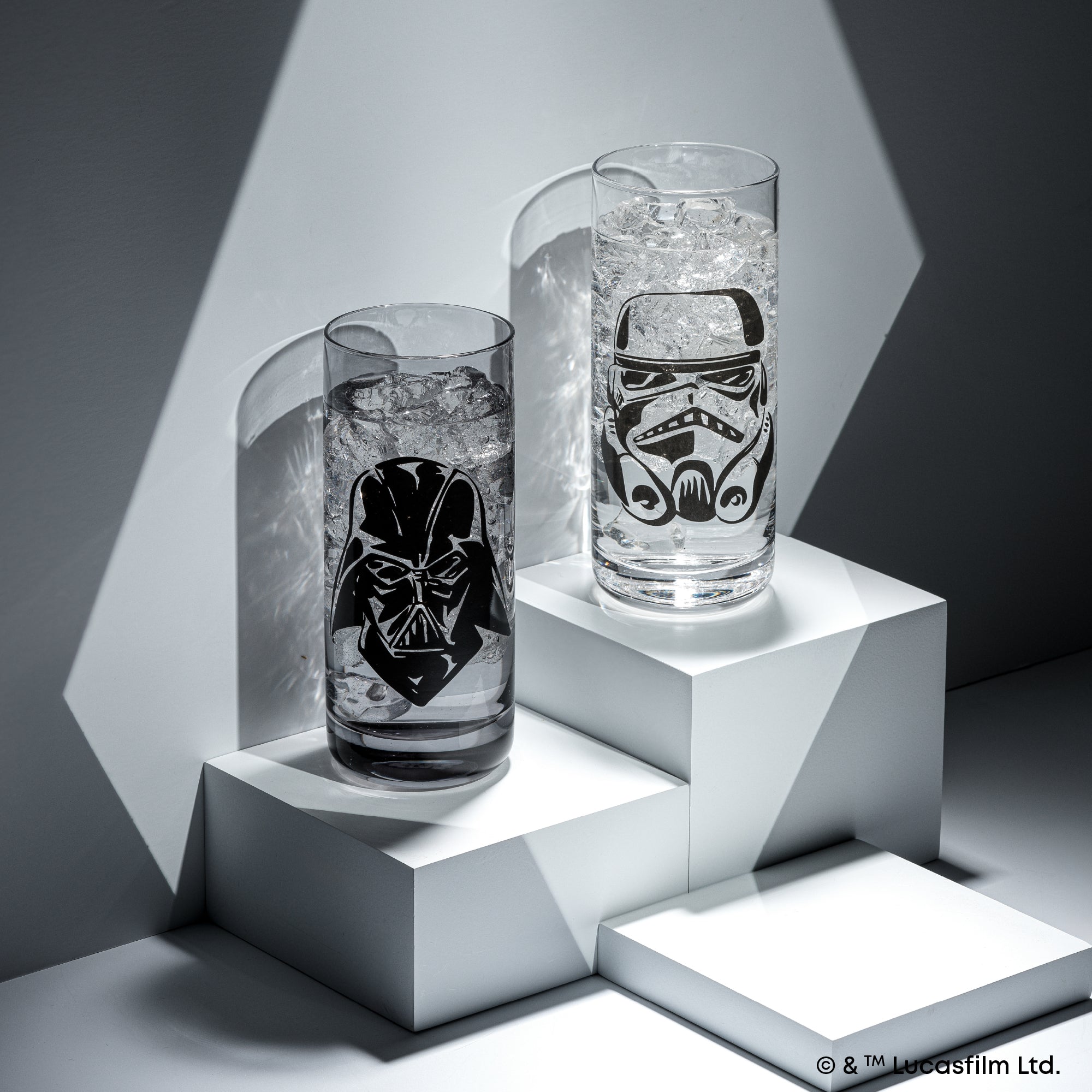 joyjolt-star-wars-dark-side-monochrome-tall-drinking-glasses-set-of-2 image 2