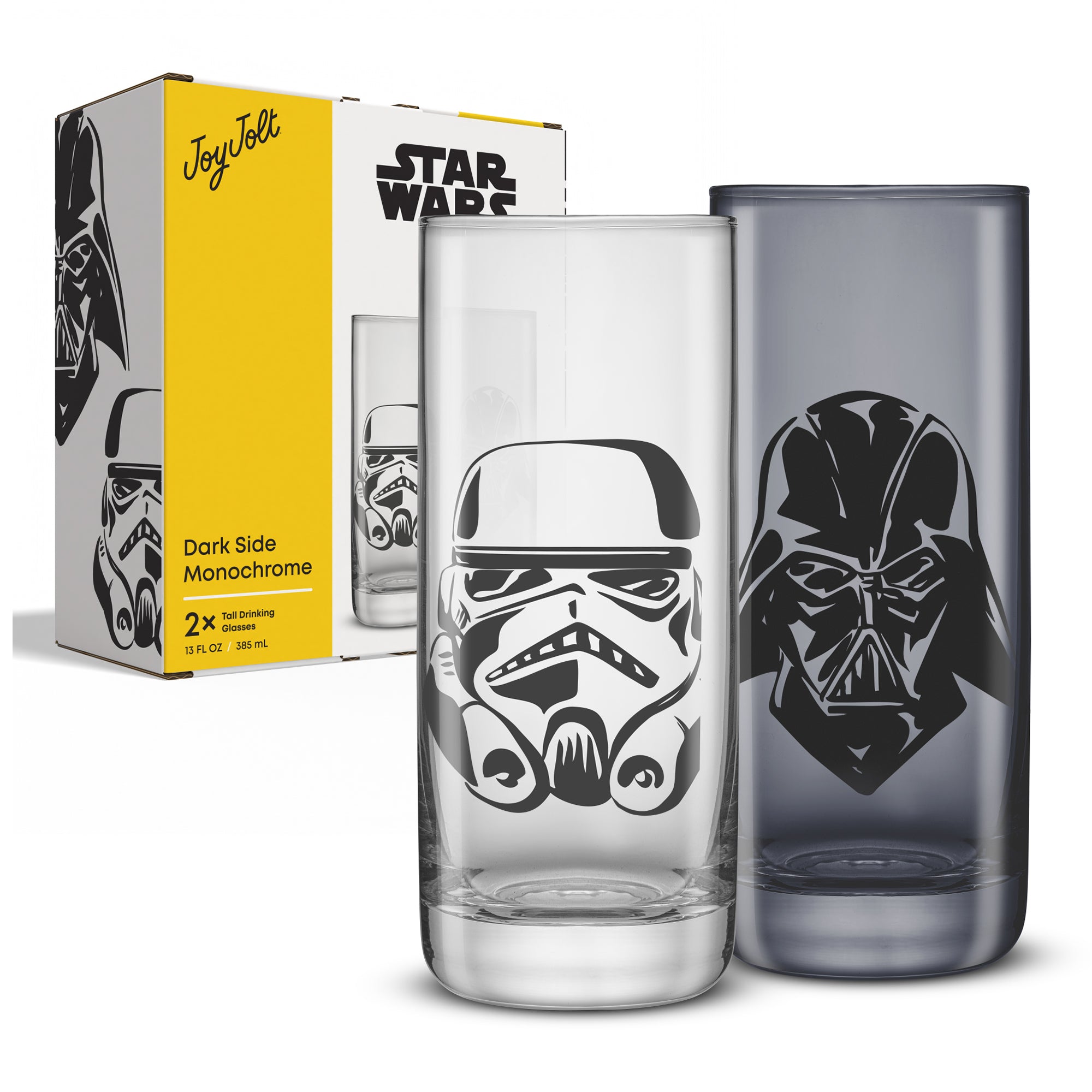 joyjolt-star-wars-dark-side-monochrome-tall-drinking-glasses-set-of-2 image 7