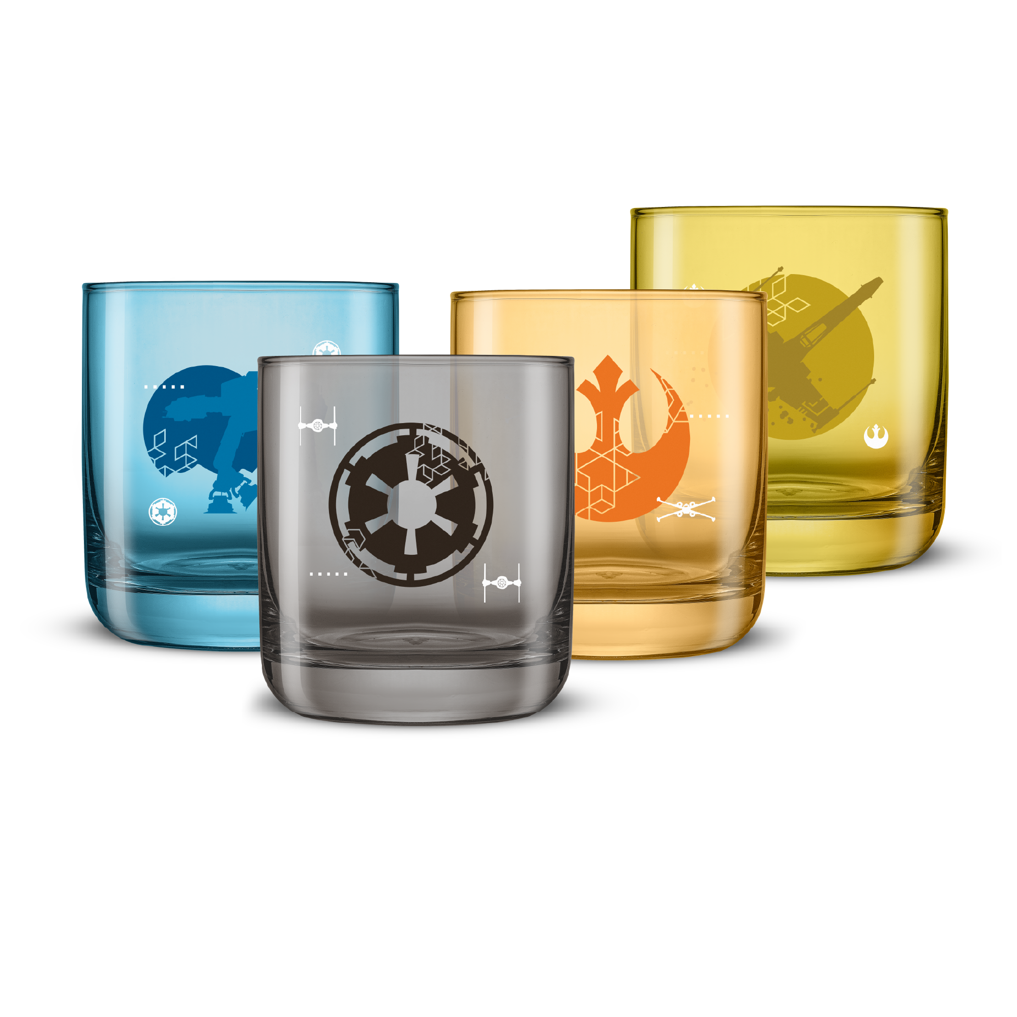 joyjolt-star-wars-galactic-icons-short-glasses-set-of-4-10-oz image 1