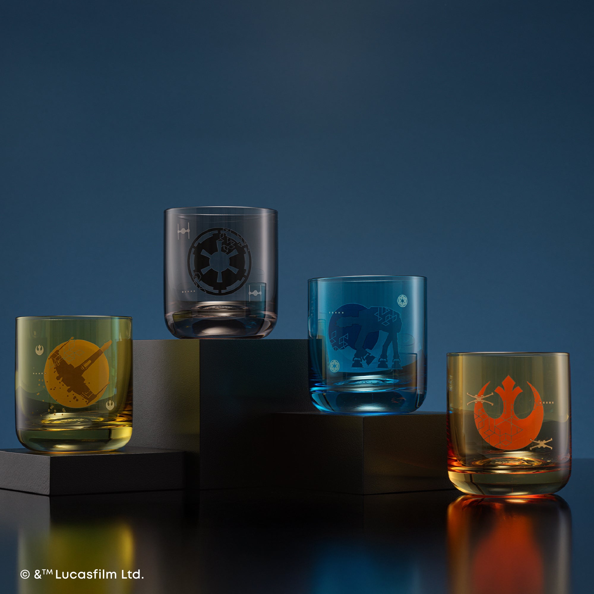 joyjolt-star-wars-galactic-icons-short-glasses-set-of-4-10-oz image 2