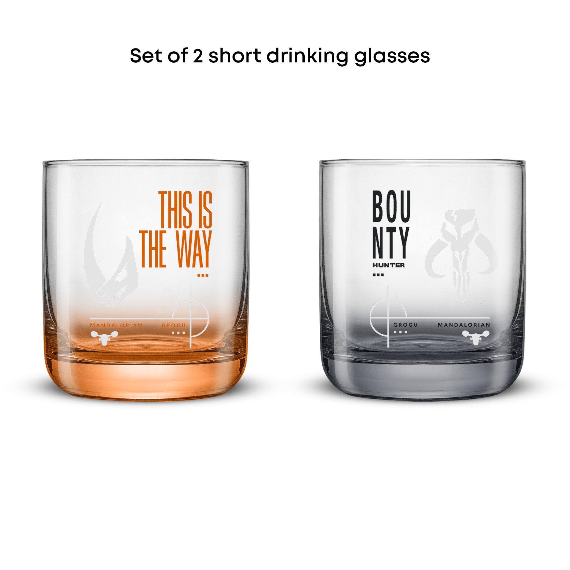joyjolt-star-wars-bounty-mandalorian-short-drinking-glasses-set-of-2-10-oz image 5