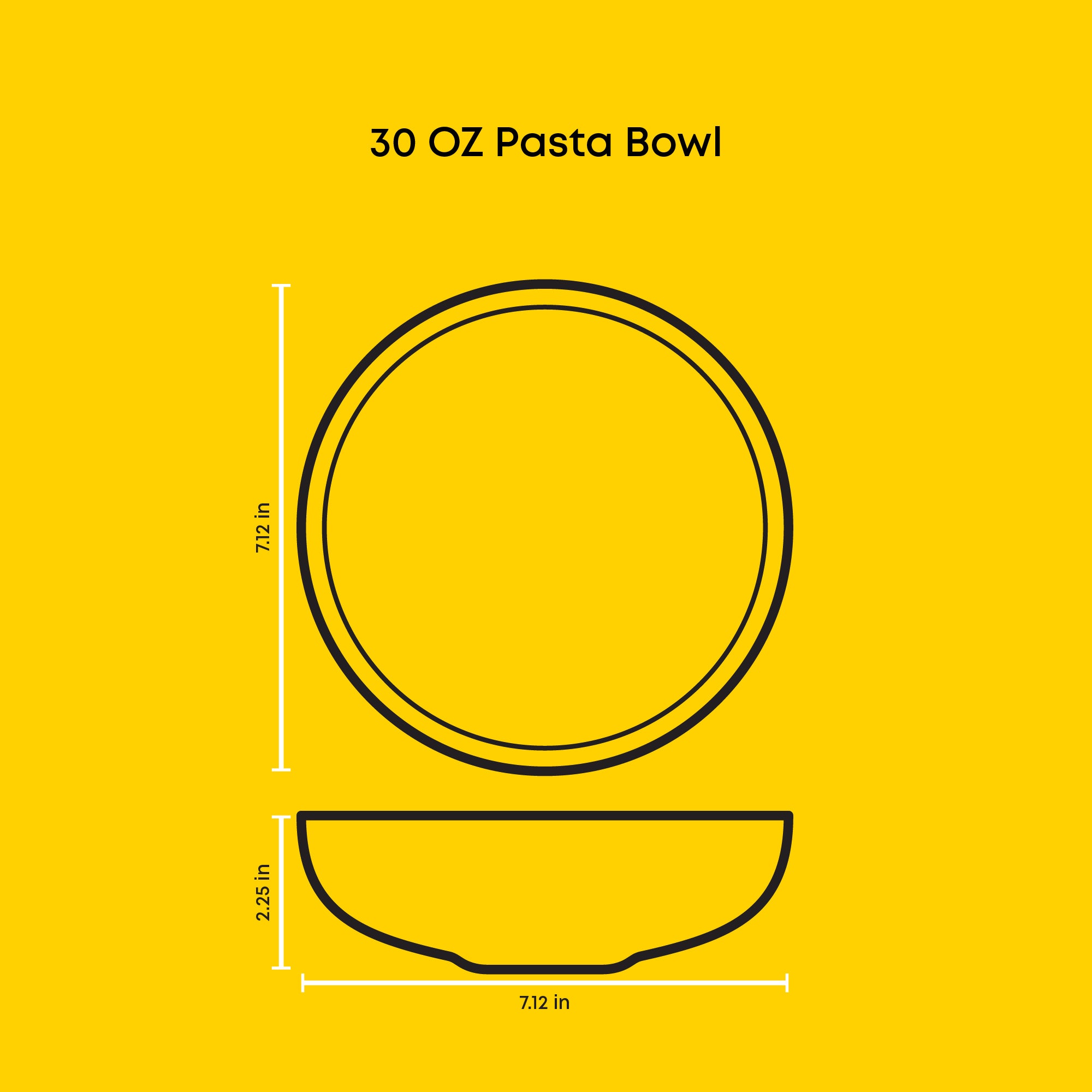 joyjolt-mesa-4-piece-stoneware-pasta-bowls-set-11-oz-each-matte-glaze image 7