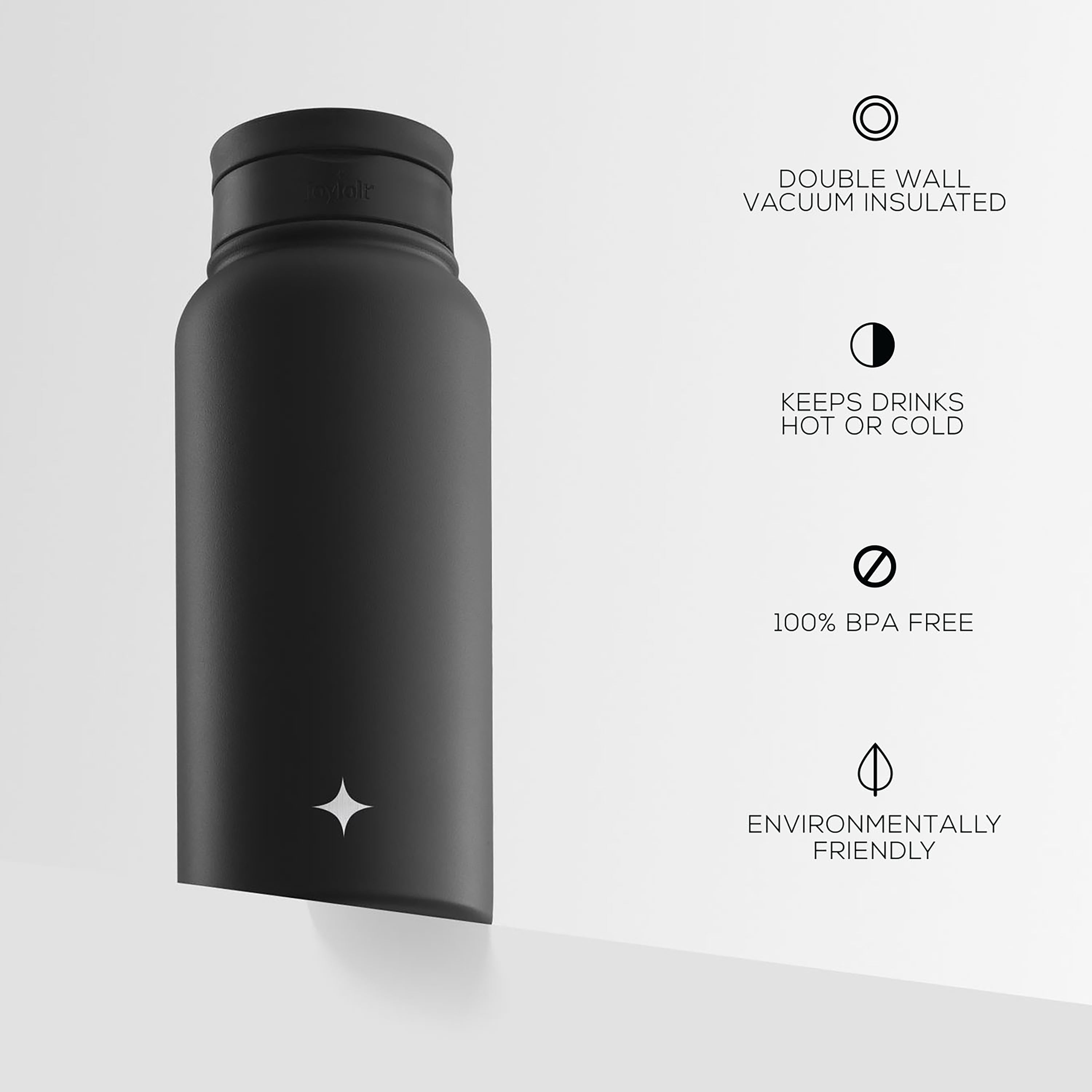 joyjolt-stainless-steel-water-bottle-with-flip-lid-sport-straw-lid-32-oz image 3