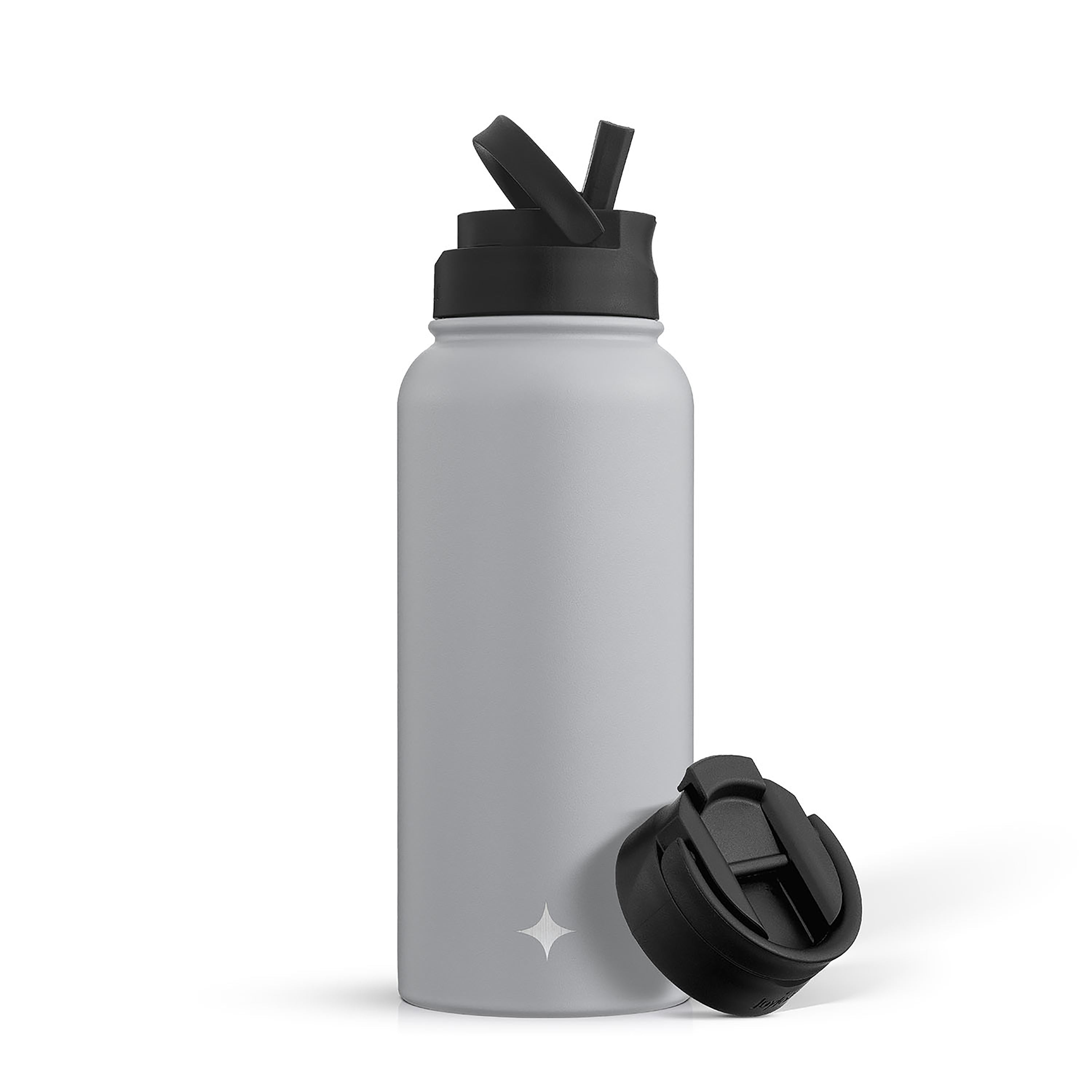 joyjolt-stainless-steel-water-bottle-with-flip-lid-sport-straw-lid-32-oz image 8