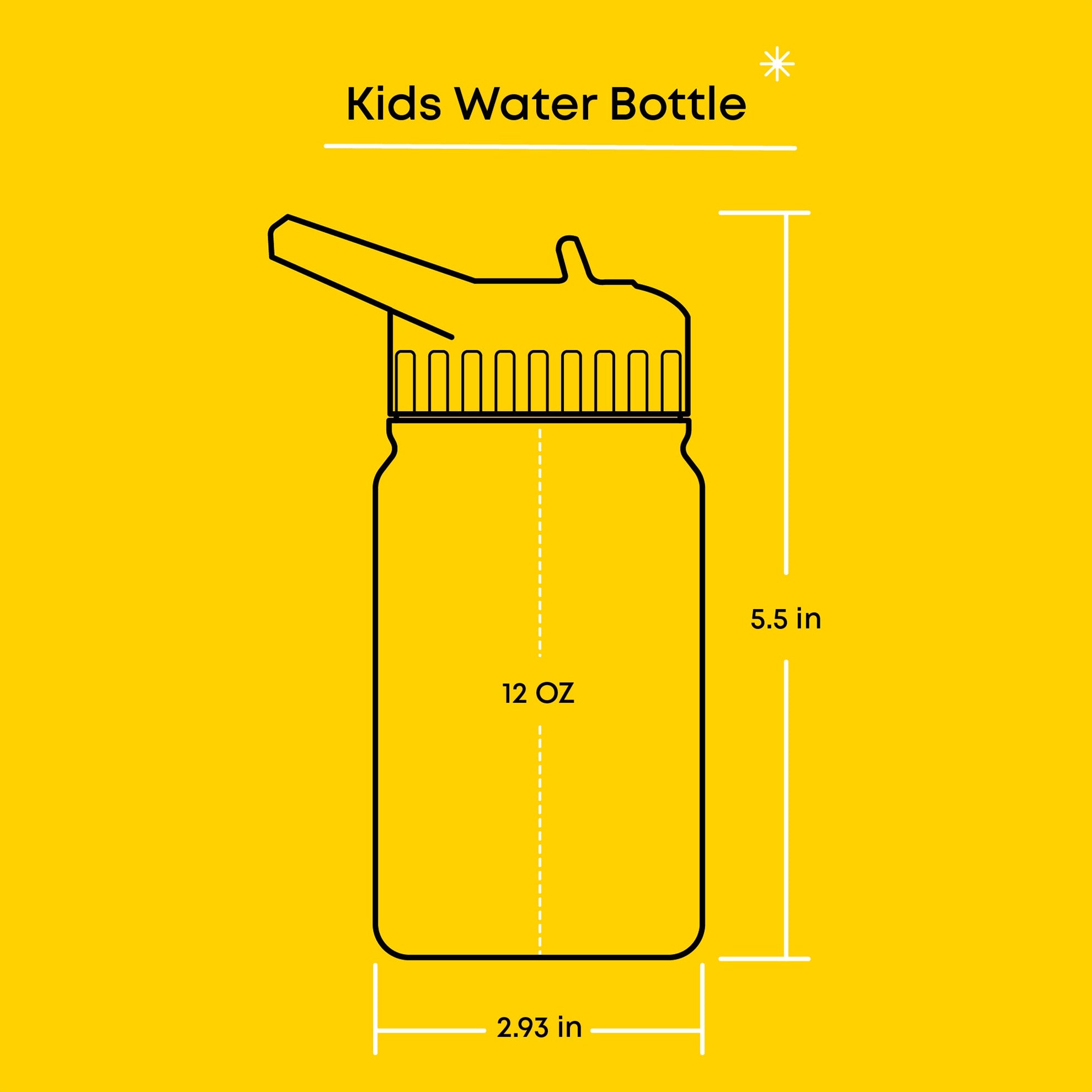 joyjolt-stainless-steel-kids-water-bottle-with-flip-straw-lid-14-oz image 7