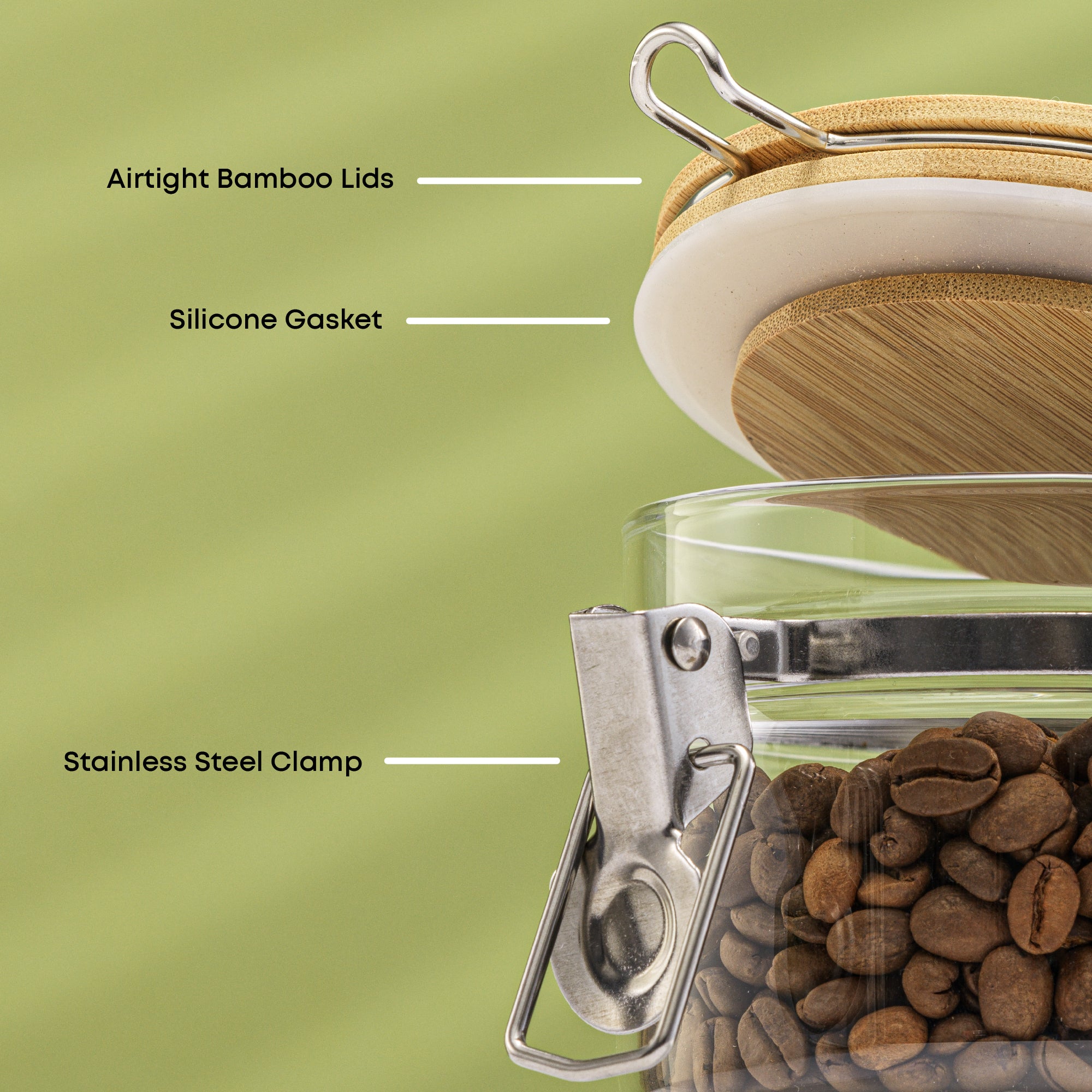 joyjolt-storage-jars-with-airtight-bamboo-clamp-lids-set-of-3 image 3