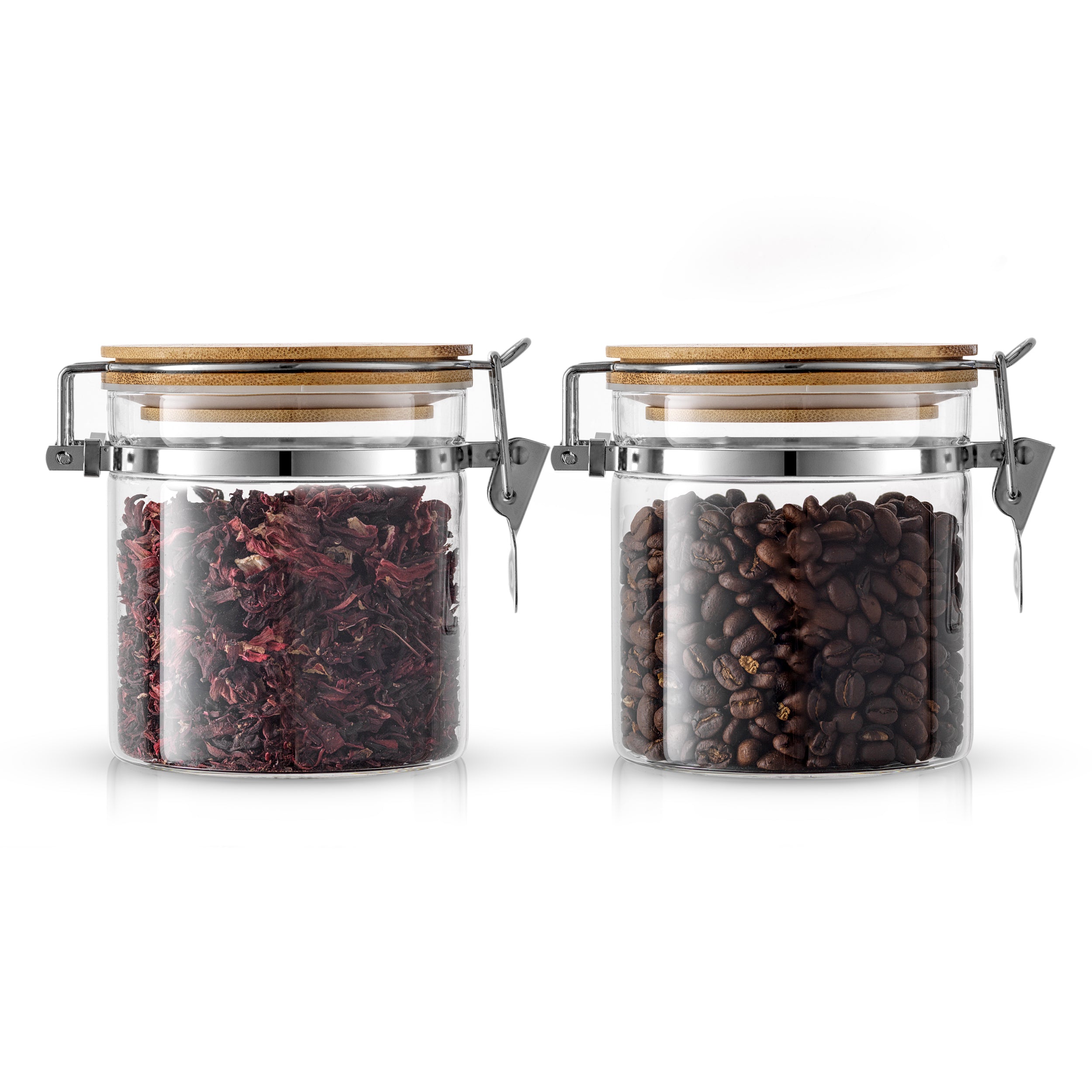 joyjolt-storage-jars-with-airtight-bamboo-clamp-lids-set-of-3 image 7