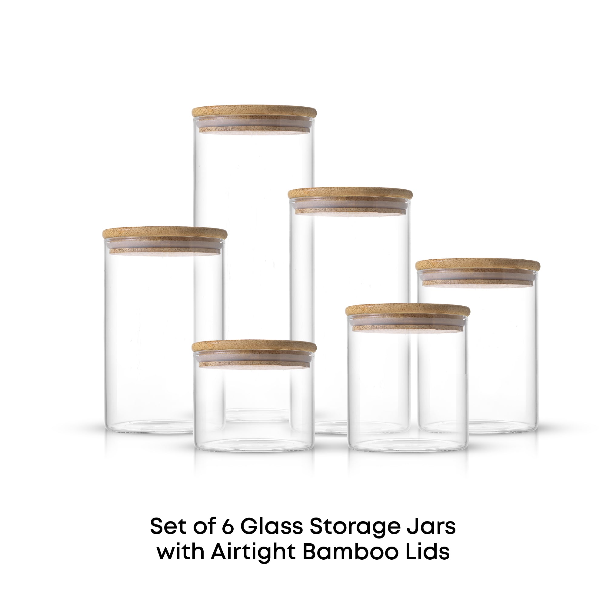 joyjolt-glass-storage-jars-with-airtight-lids-set-of-6 image 6