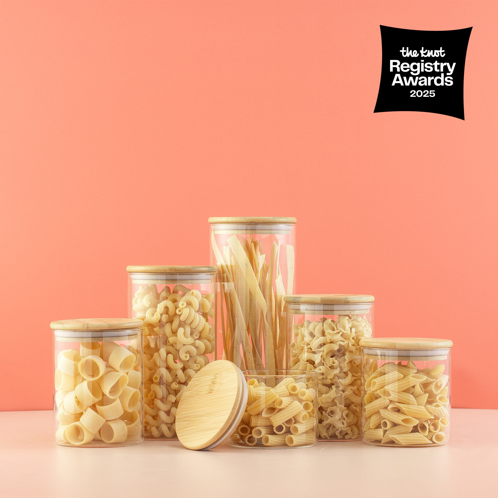 joyjolt-glass-storage-jars-with-airtight-lids-set-of-6 image 3