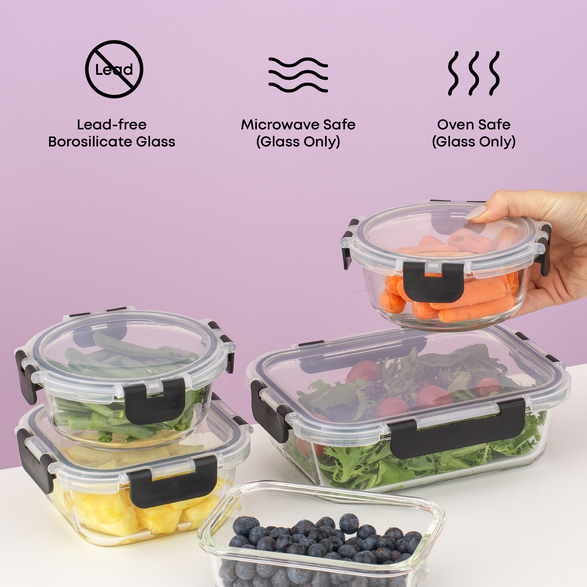 joyjolt-12-piece-borosilicate-glass-storage-containers-with-leakproof-airtight-l image 7