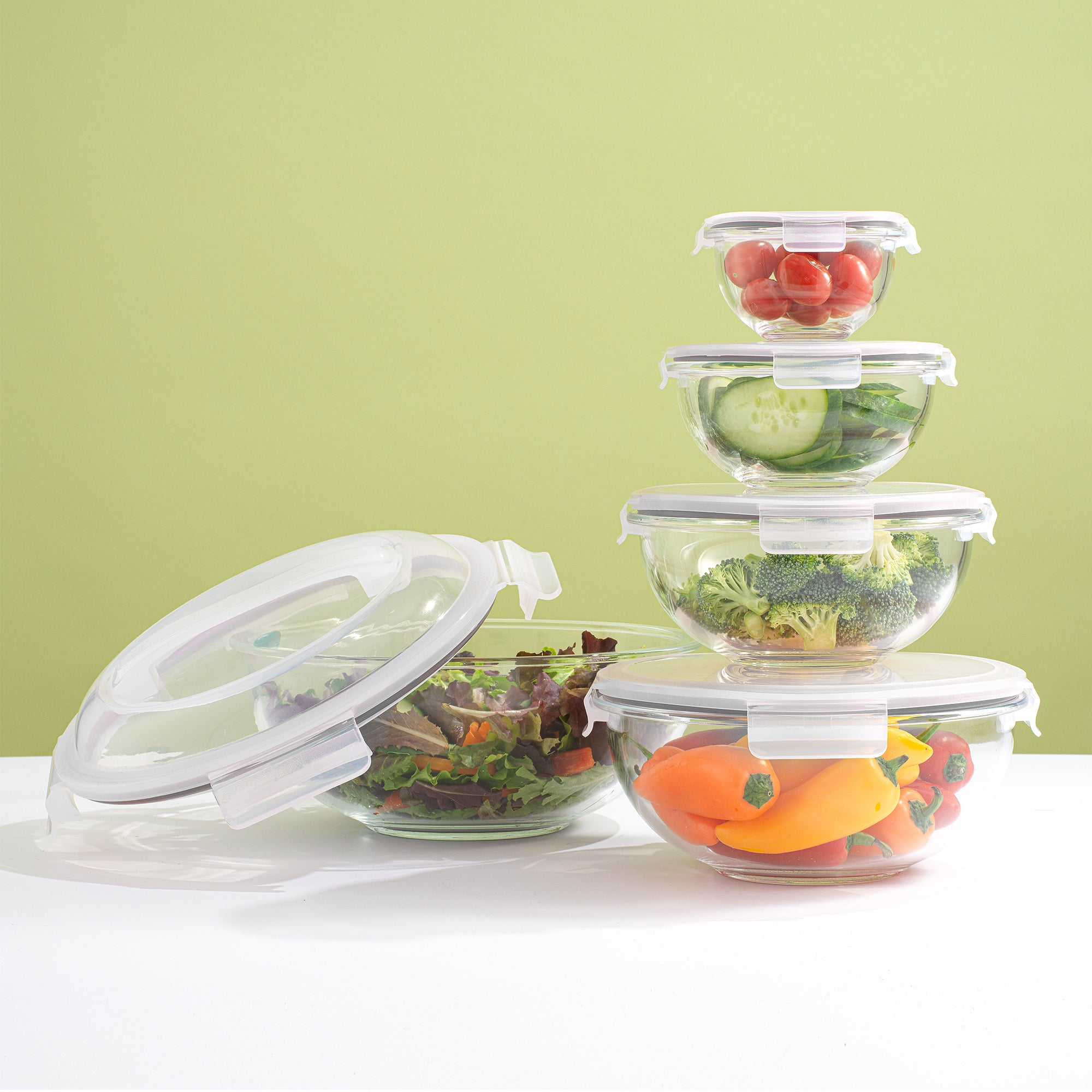joyjolt-joyful-glass-mixing-bowl-set-with-airtight-lids-set-of-5-lead-free-glass image 2