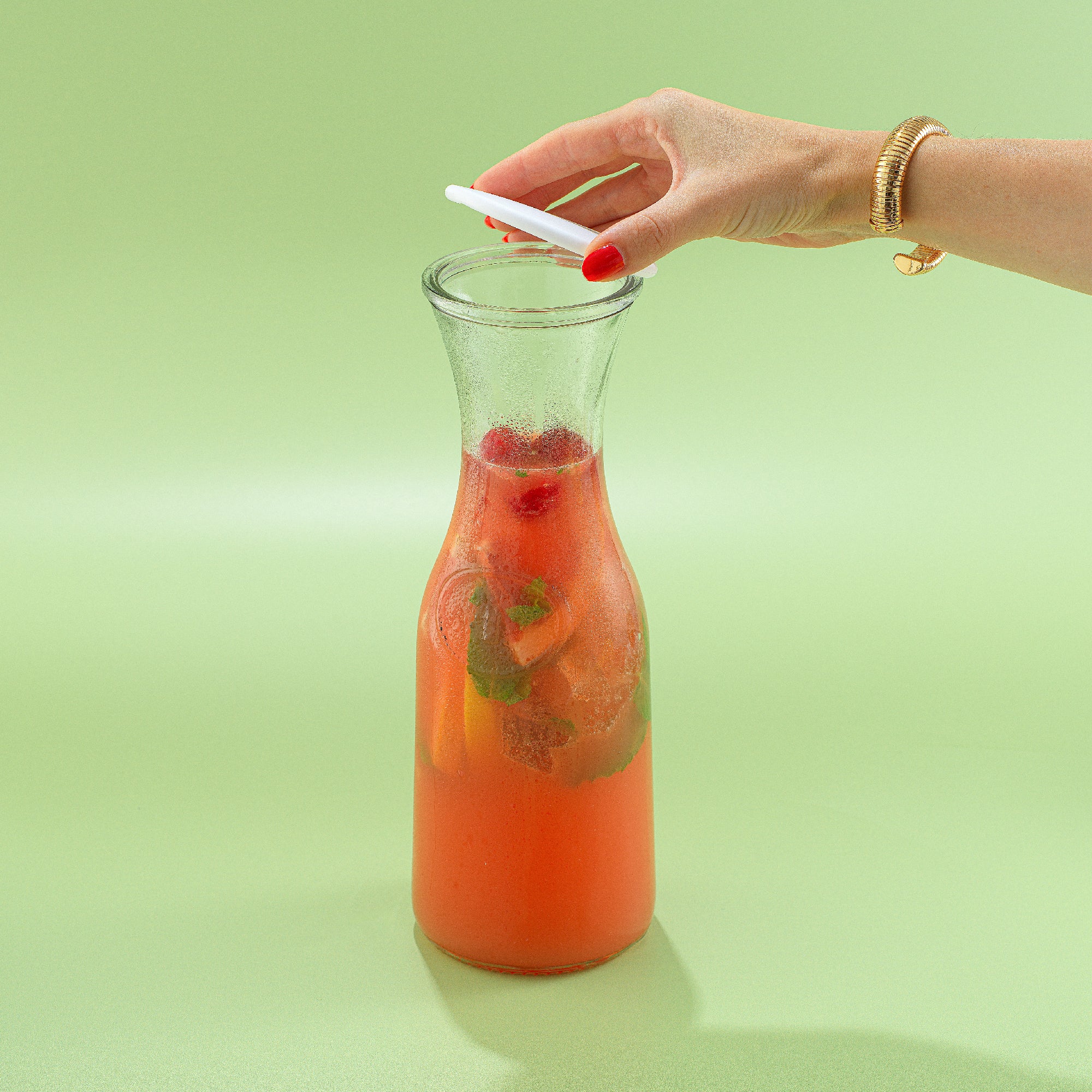 joyjolt-hali-glass-carafe-bottle-pitcher-with-lids-set-of-3 image 2