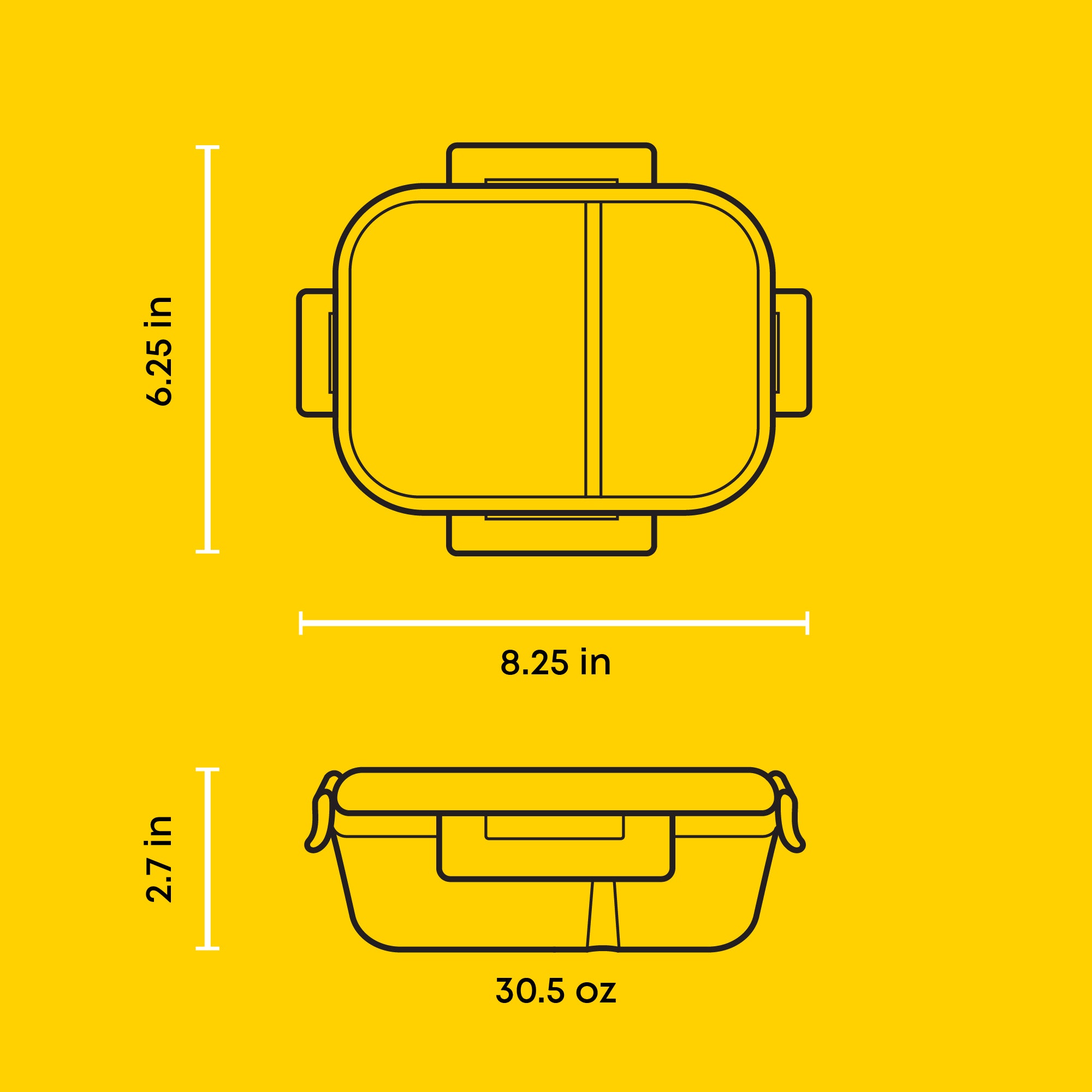 joyjolt-2-sectional-glass-food-storage-containers-30-5oz-airtight-lids-leakproof image 6