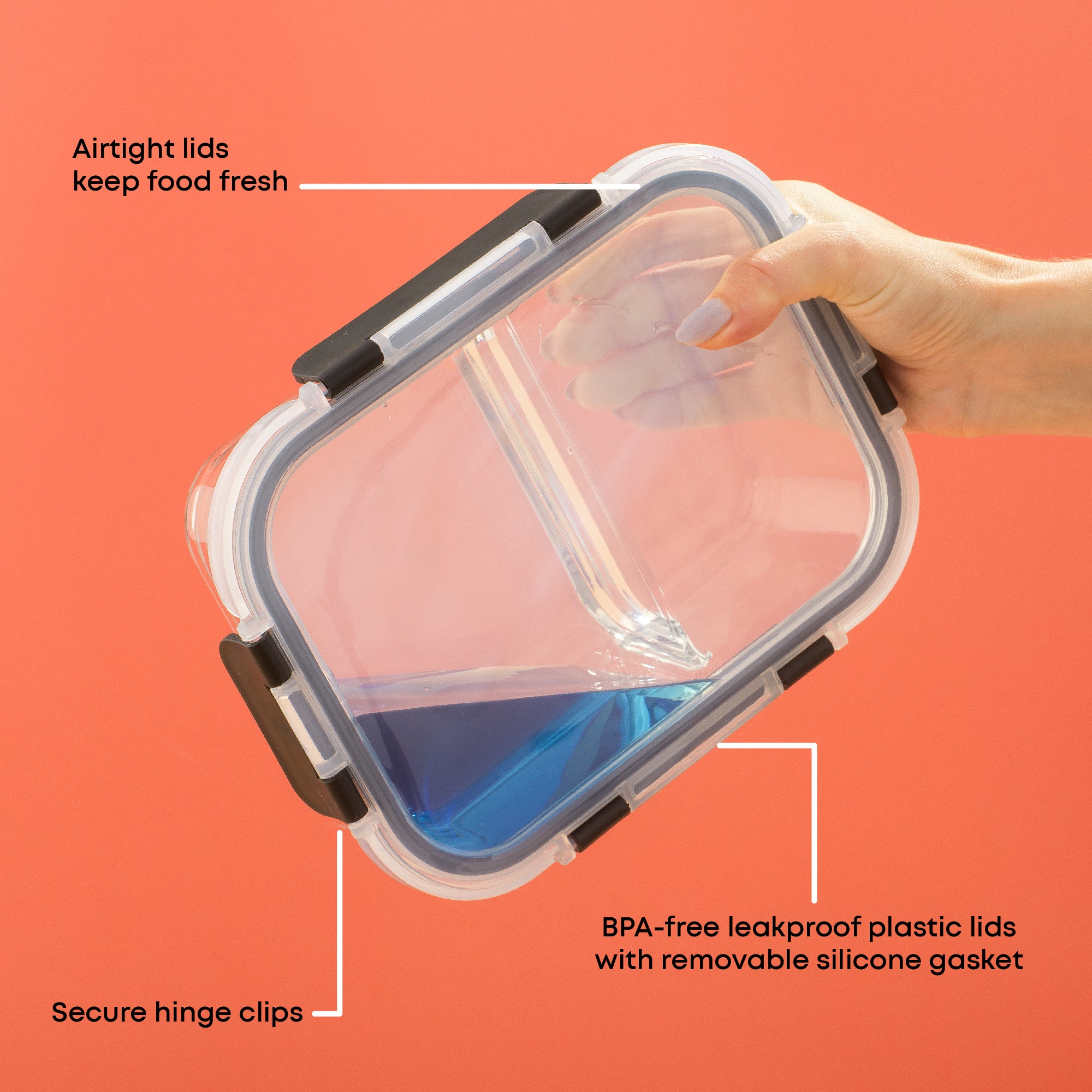 joyjolt-2-sectional-glass-food-storage-containers-30-5oz-airtight-lids-leakproof image 7