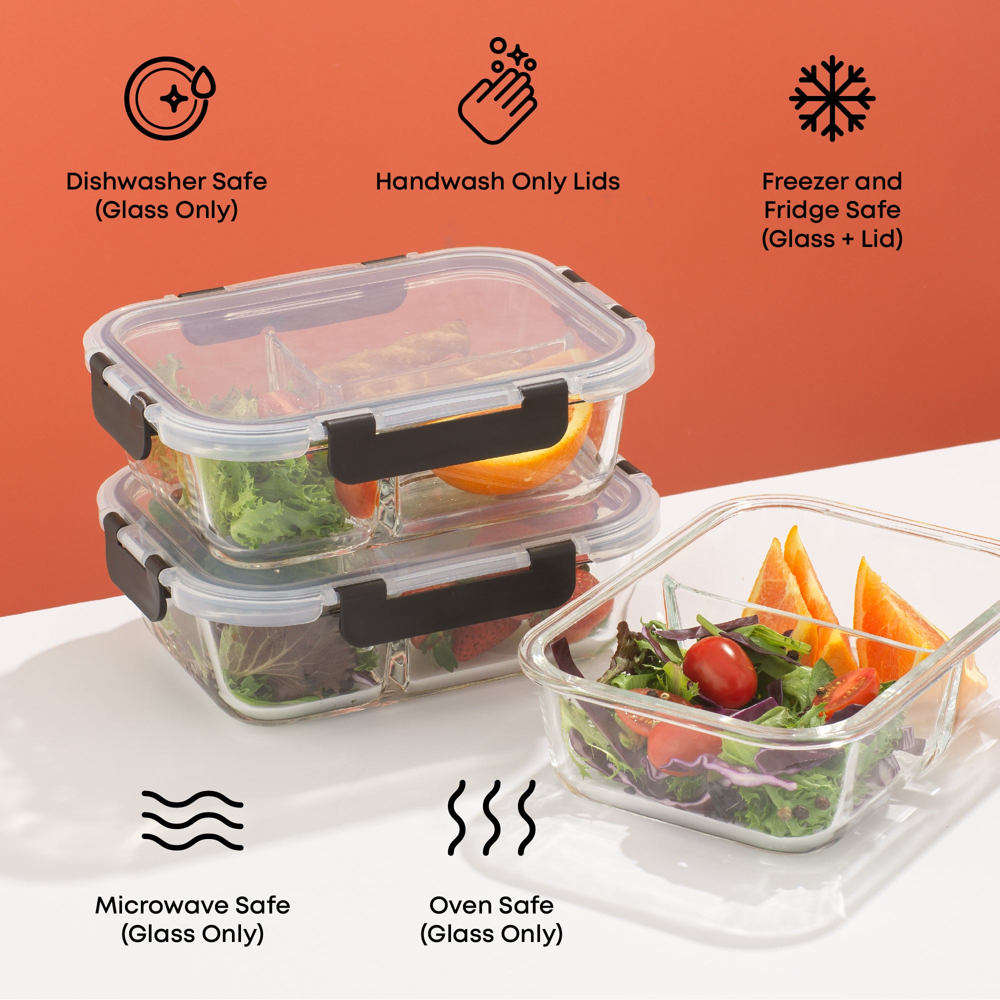joyjolt-2-sectional-glass-food-storage-containers-30-5oz-airtight-lids-leakproof image 4