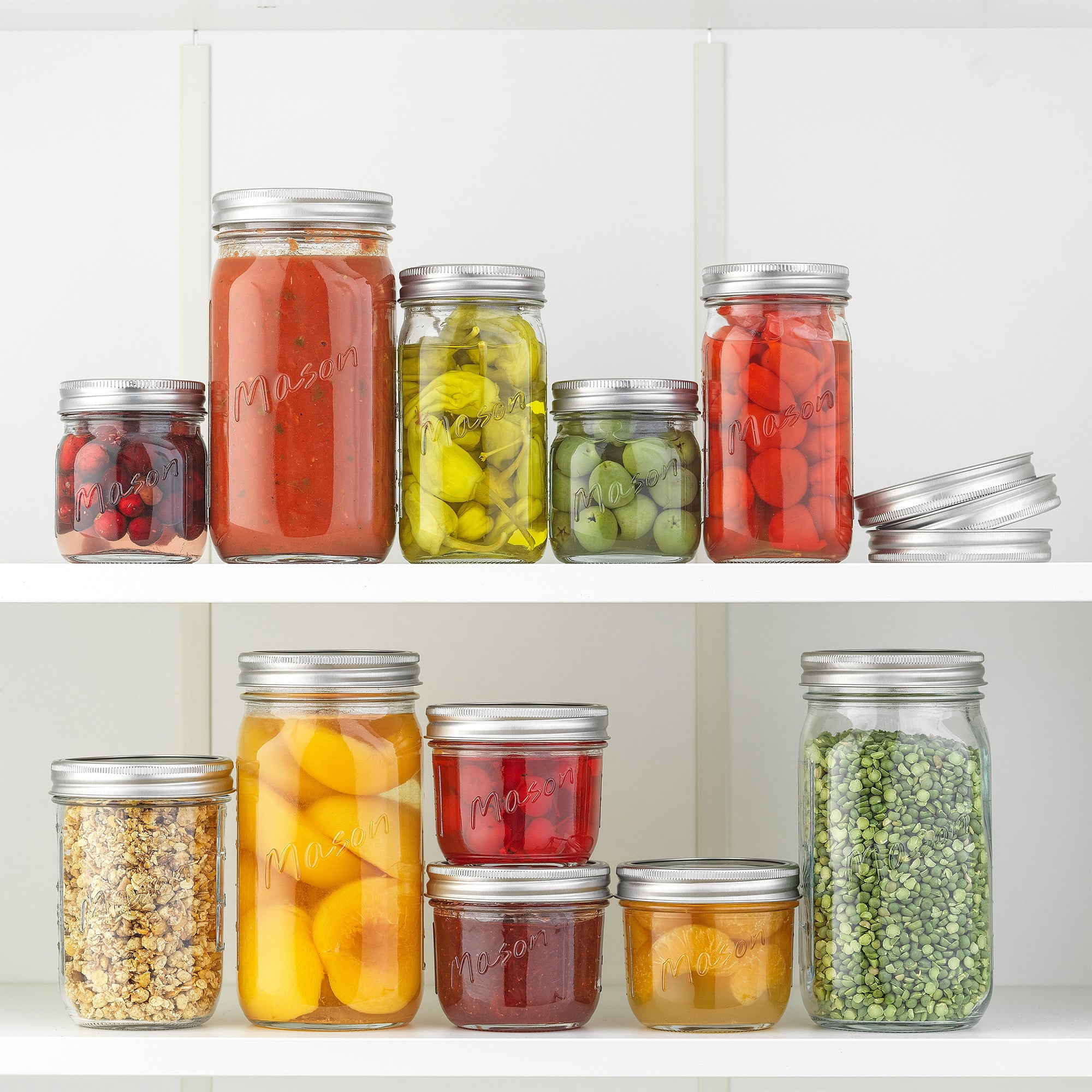 joyjolt-mason-jars-with-airtight-lids-labels-and-measures-16-oz-set-of-6 image 2