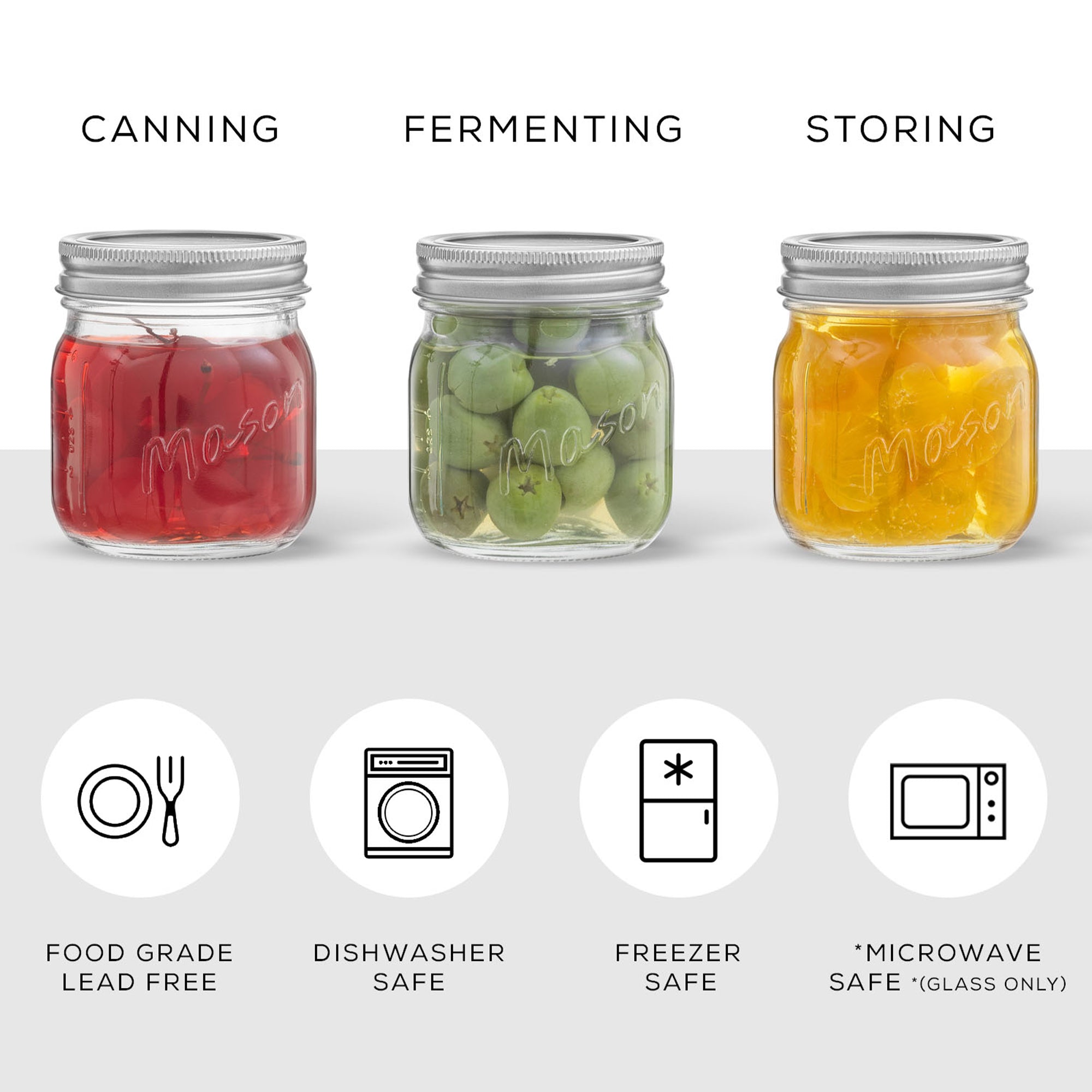 joyjolt-mason-jars-with-airtight-lids-labels-and-measures-16-oz-set-of-6 image 5