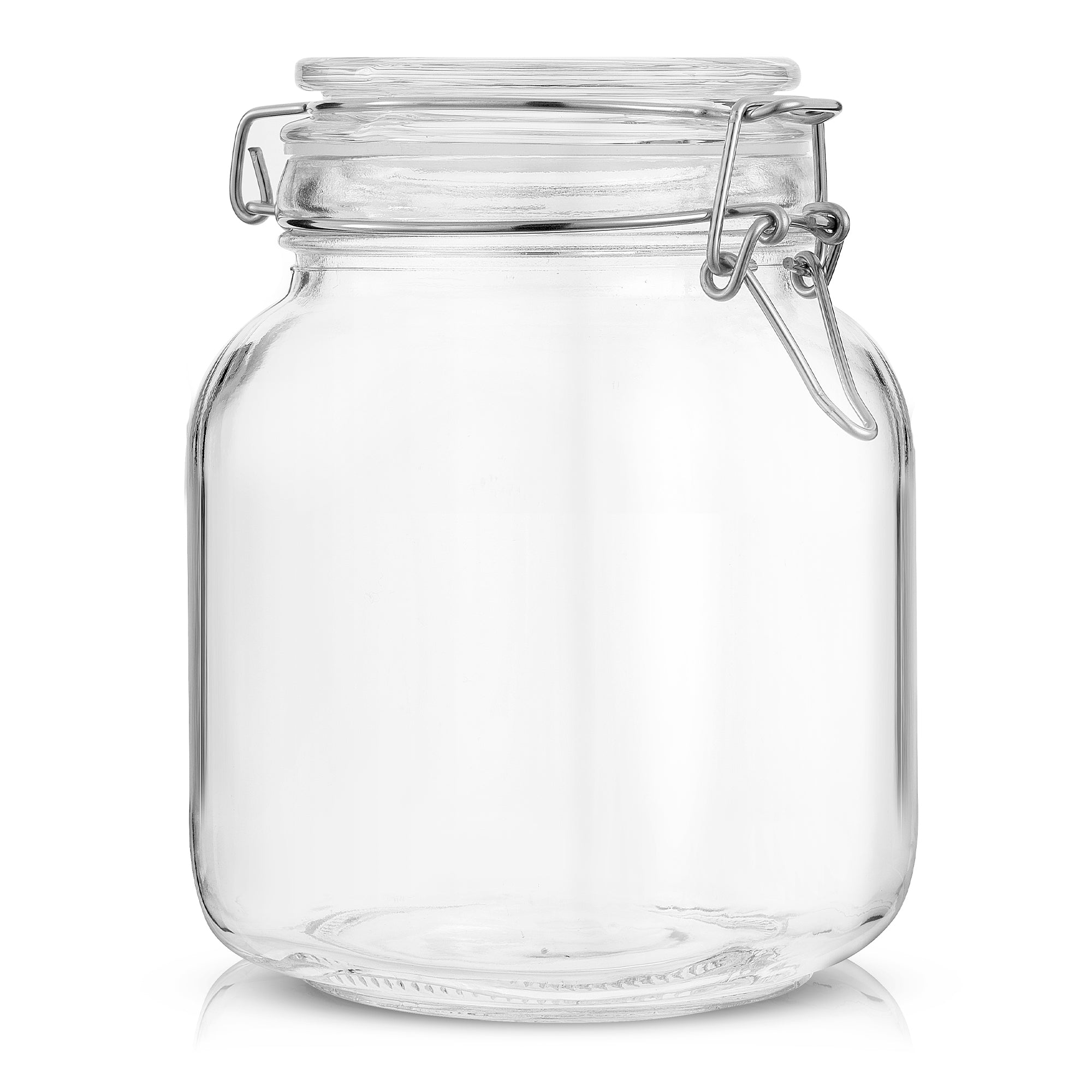joyjolt-airtight-food-storage-jars-with-silicone-seal-lids-set-with-extra-seals image 2