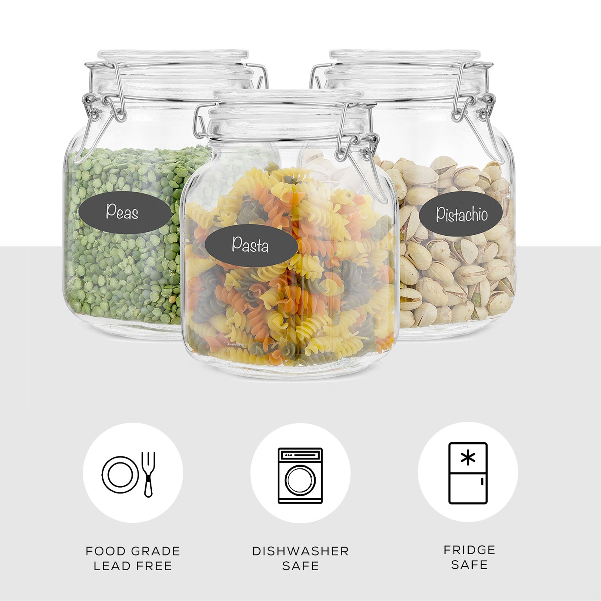 joyjolt-airtight-food-storage-jars-with-silicone-seal-lids-set-with-extra-seals image 5