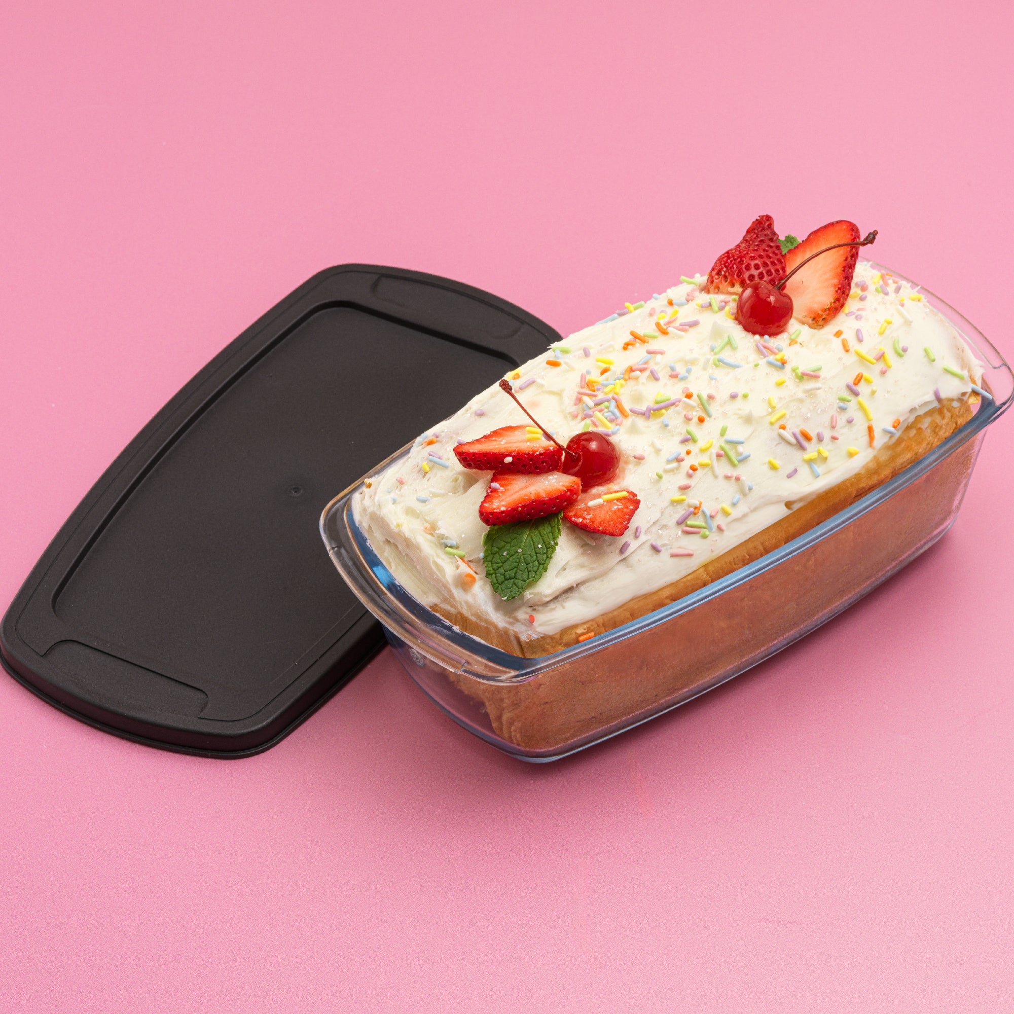 joyjolt-glass-loaf-pans-with-lids-3-piece-set image 2
