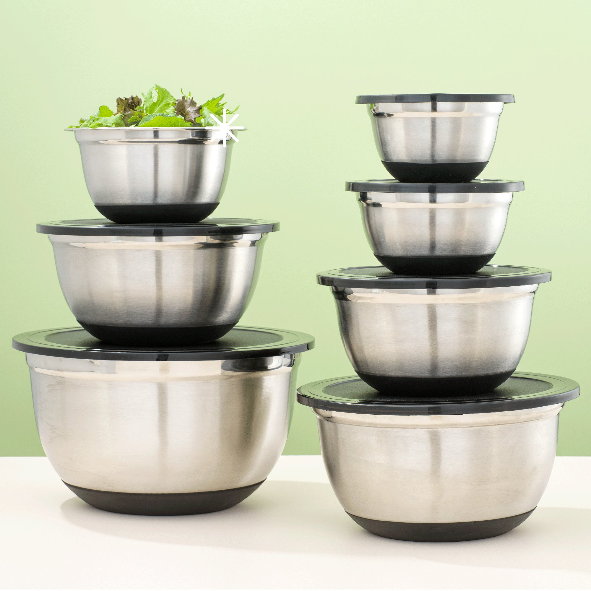 joyjolt-stainless-steel-mixing-bowls-with-airtight-lids-set image 2