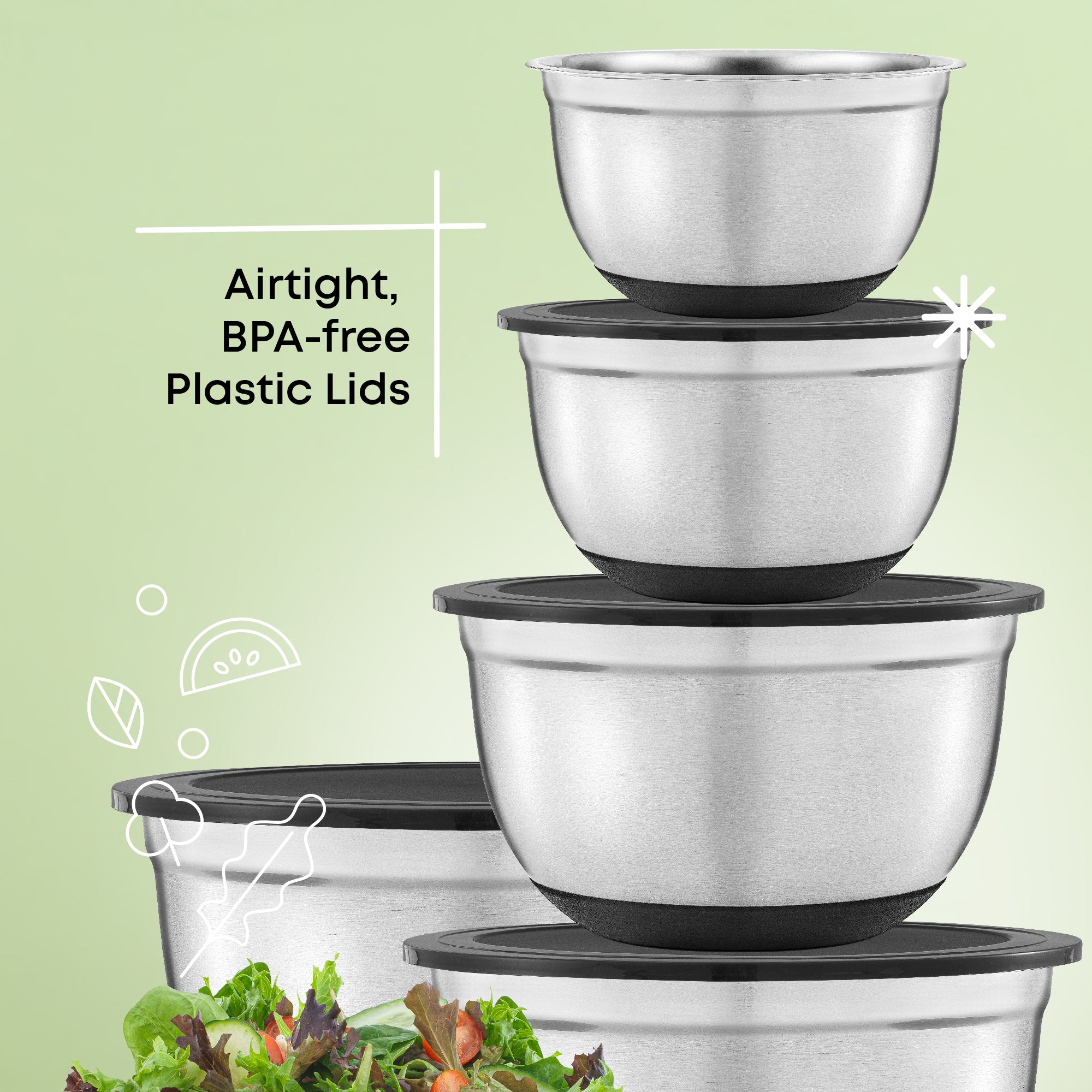 joyjolt-stainless-steel-mixing-bowls-with-airtight-lids-set image 4