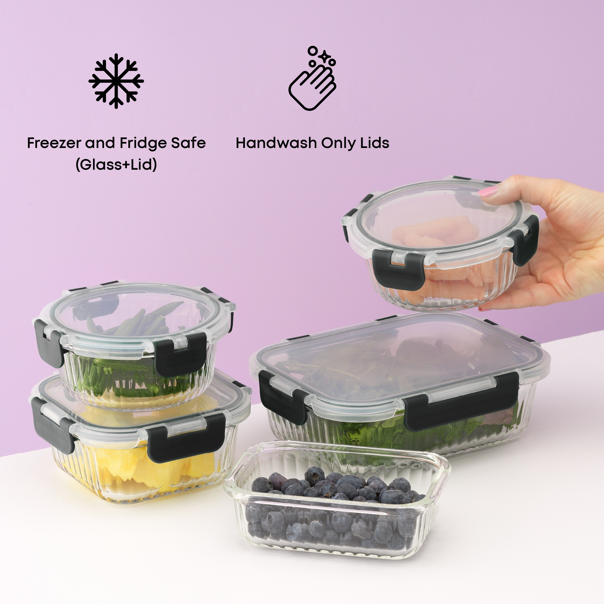 joyjolt-12-piece-fluted-glass-food-storage-containers-with-leakproof-lids image 3