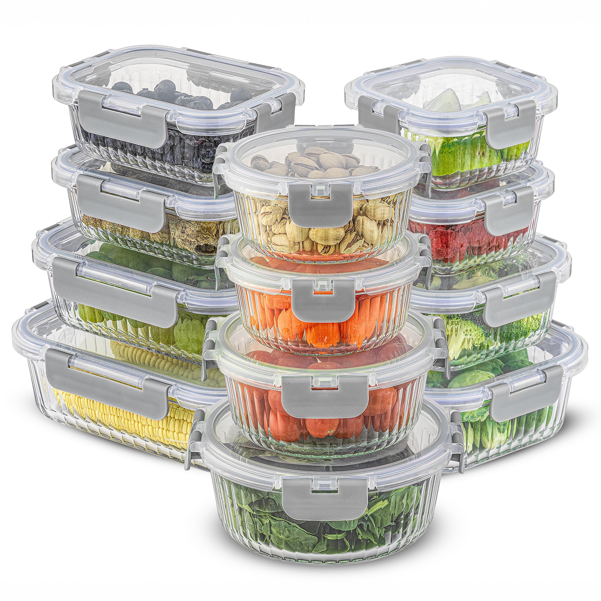 joyjolt-12-piece-fluted-glass-food-storage-containers-with-leakproof-lids image 8