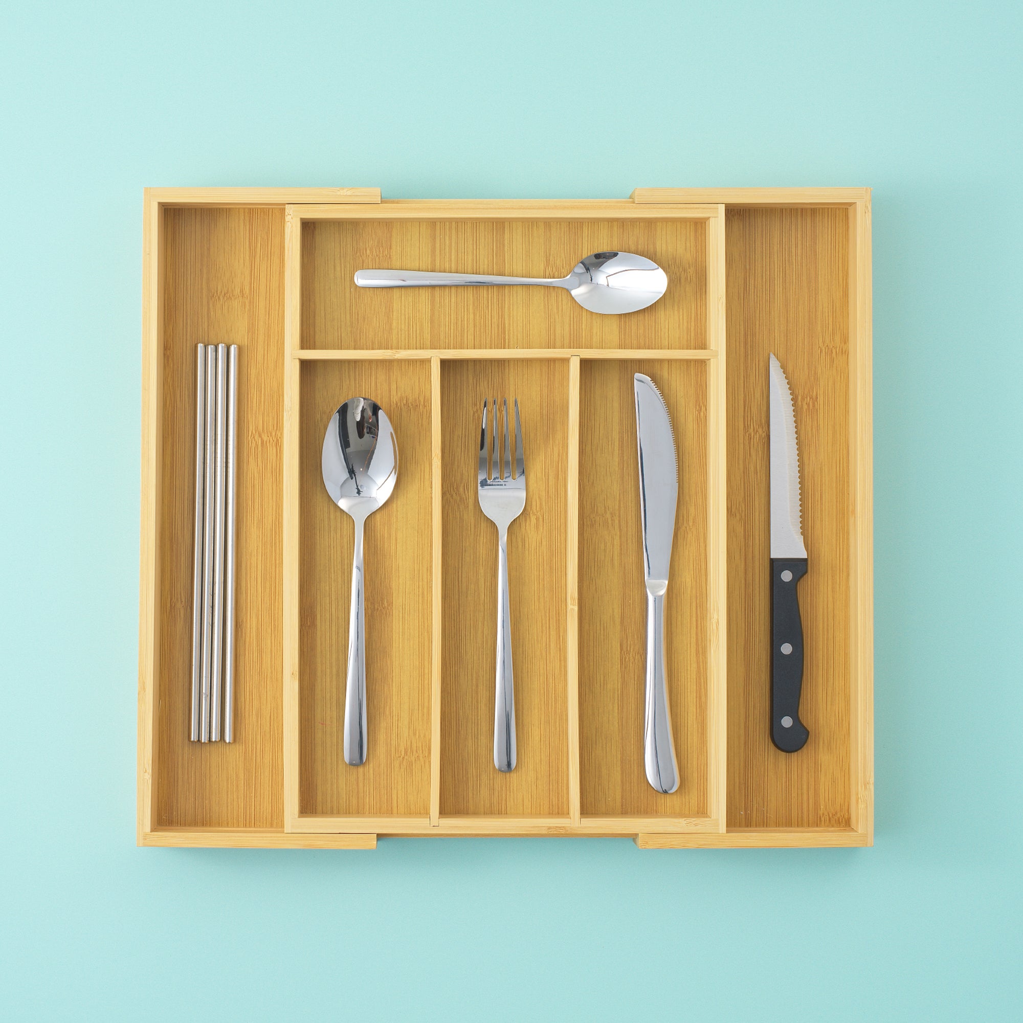 joyjolt-expandable-bamboo-drawer-organizer-9-84-to-13-77 image 7