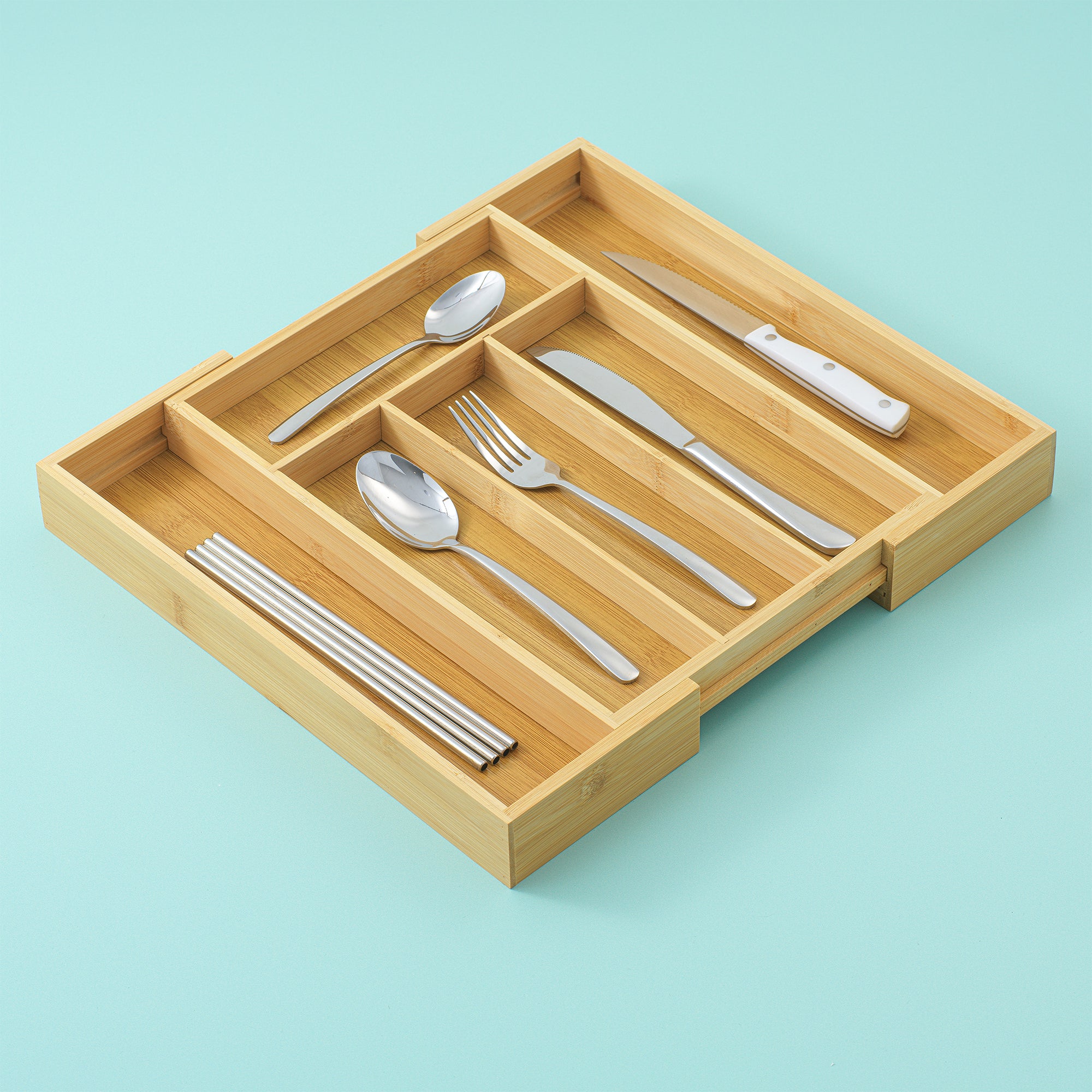 joyjolt-expandable-bamboo-drawer-organizer-9-84-to-13-77 image 8