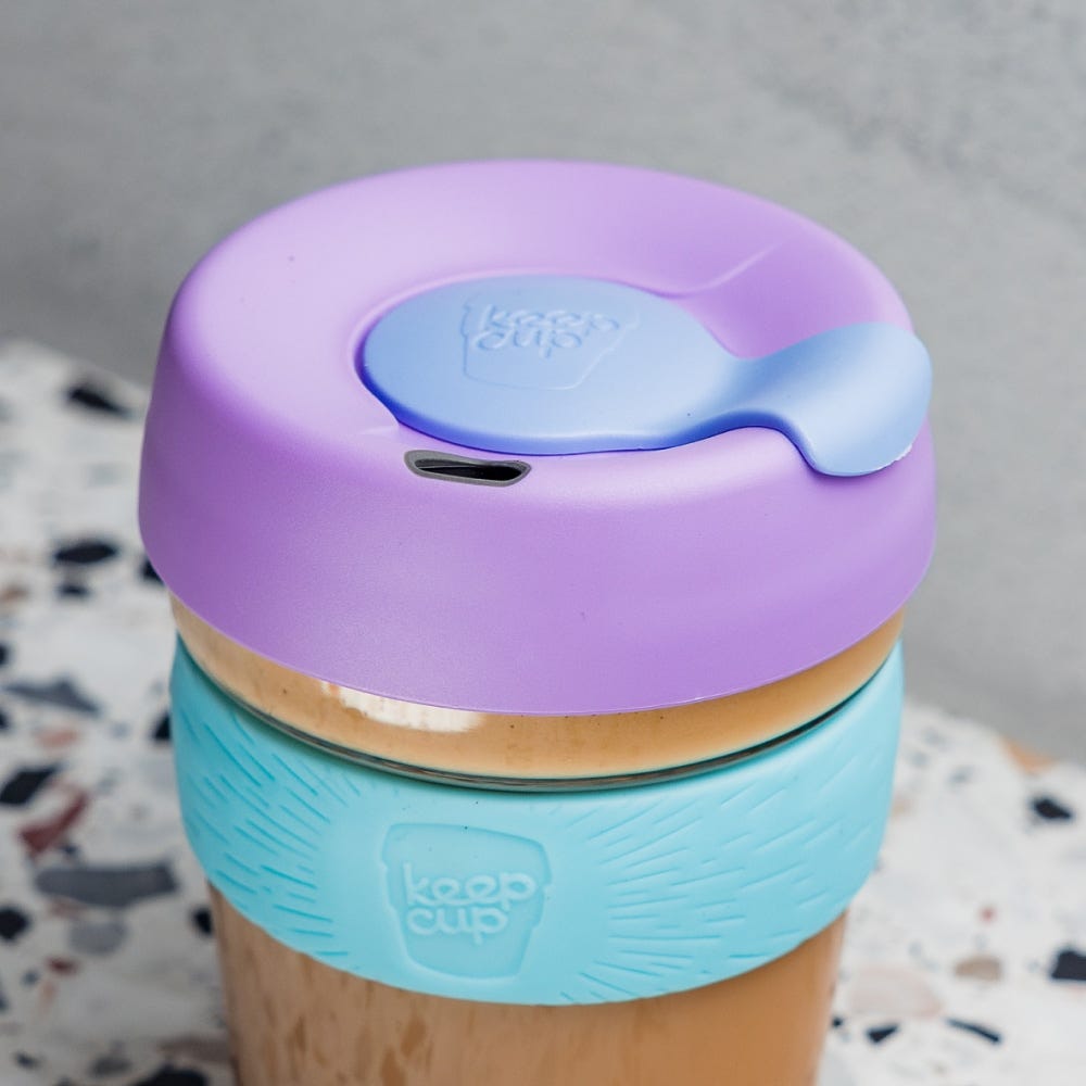keepcup-brew-8oz-moonlight-tempered-glass-reusable-coffee-cup-with-splashproof-l image 2