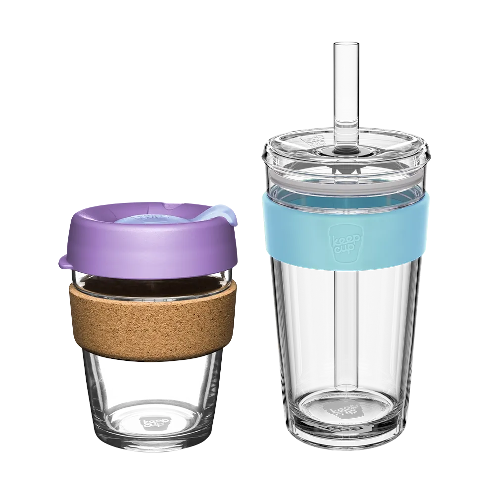keepcup-booked-busy-bundle-reusable-brew-coffee-cup-12oz-and-cold-cup-iced-tumbl image 5