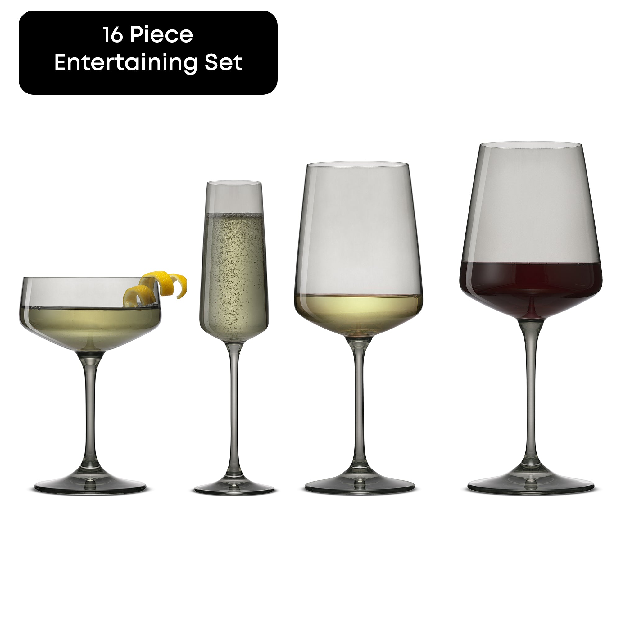 joyjolt-sidney-16-piece-smoke-stemware-entertaining-set-lead-free-crystal image 1