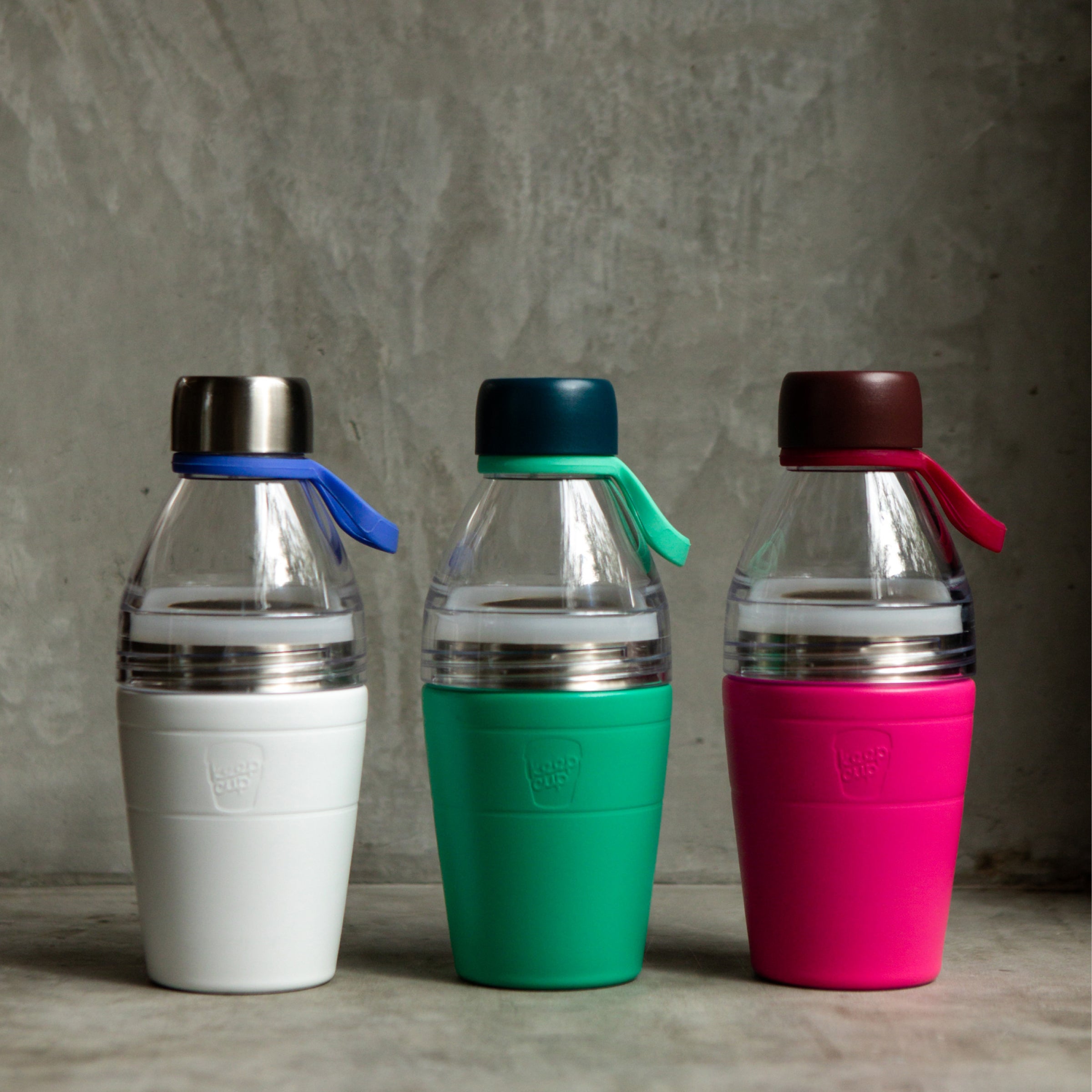keepcup-helix-bottle-clear-top-18oz-white-vacuum-insulated-stainless-steel-water image 5