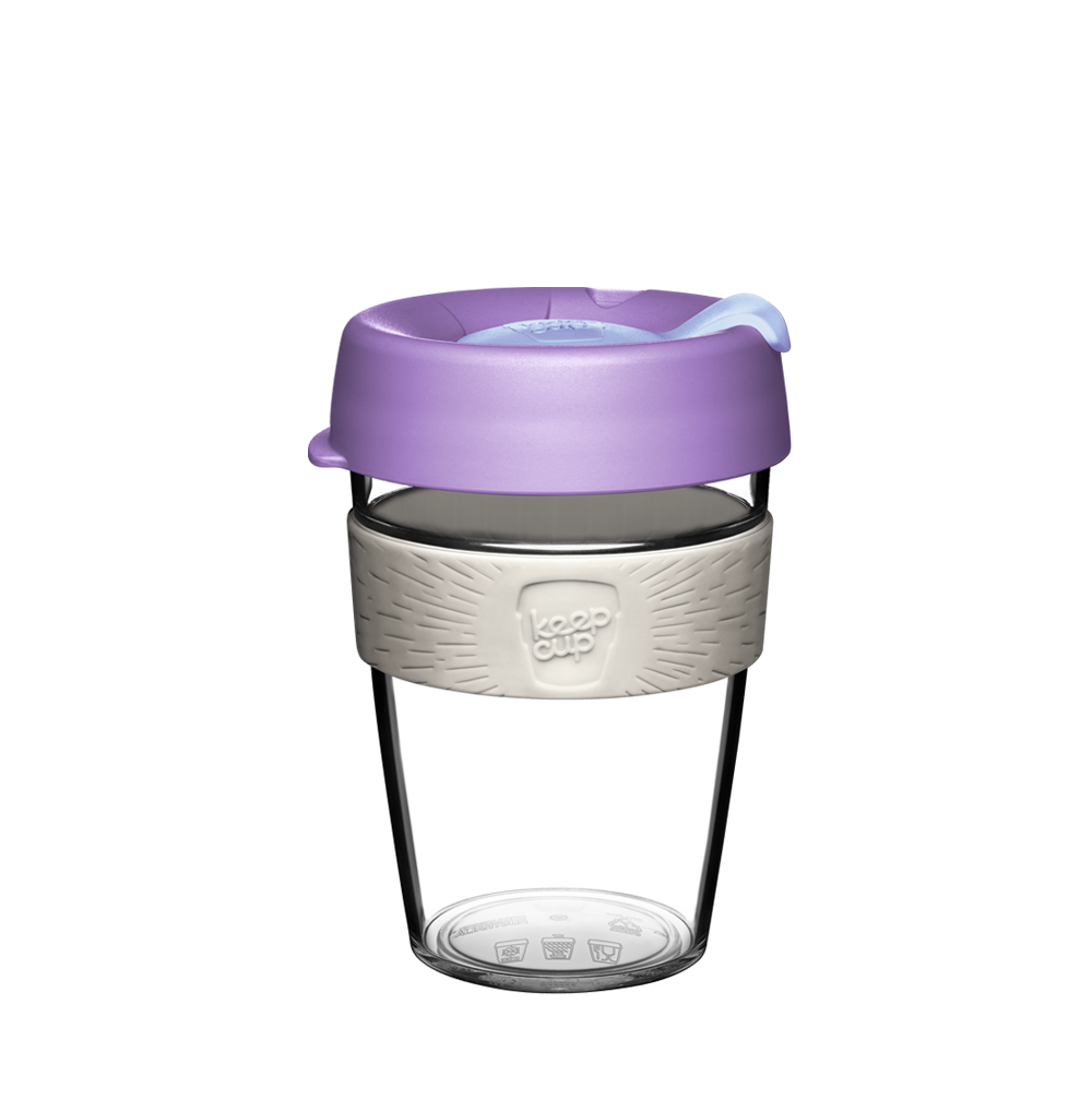 keepcup-original-clear-12oz-reusable-coffee-cup-moonshine image 1
