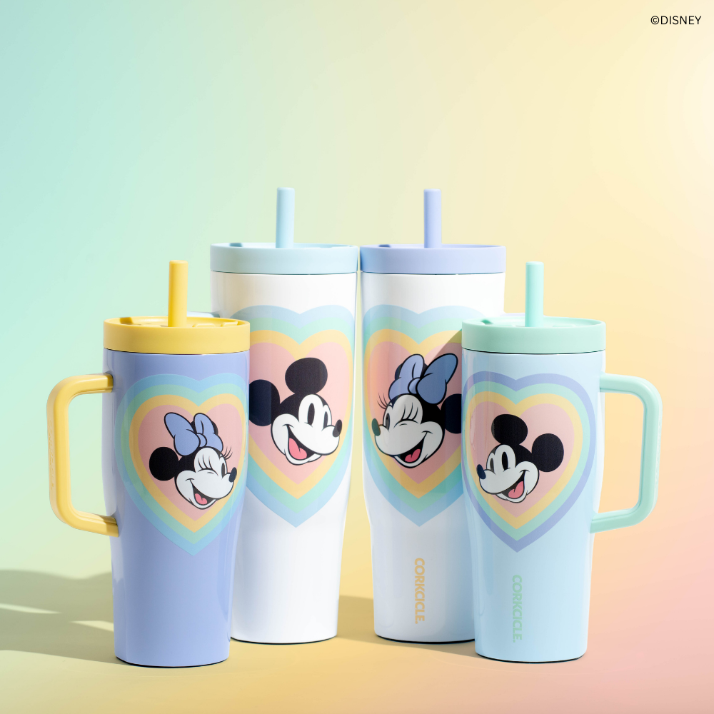 corkcicle-x-disney-mickey-minnie-mouse-retro-rainbow-leakproof-cruiser-22oz-or-4 image 1