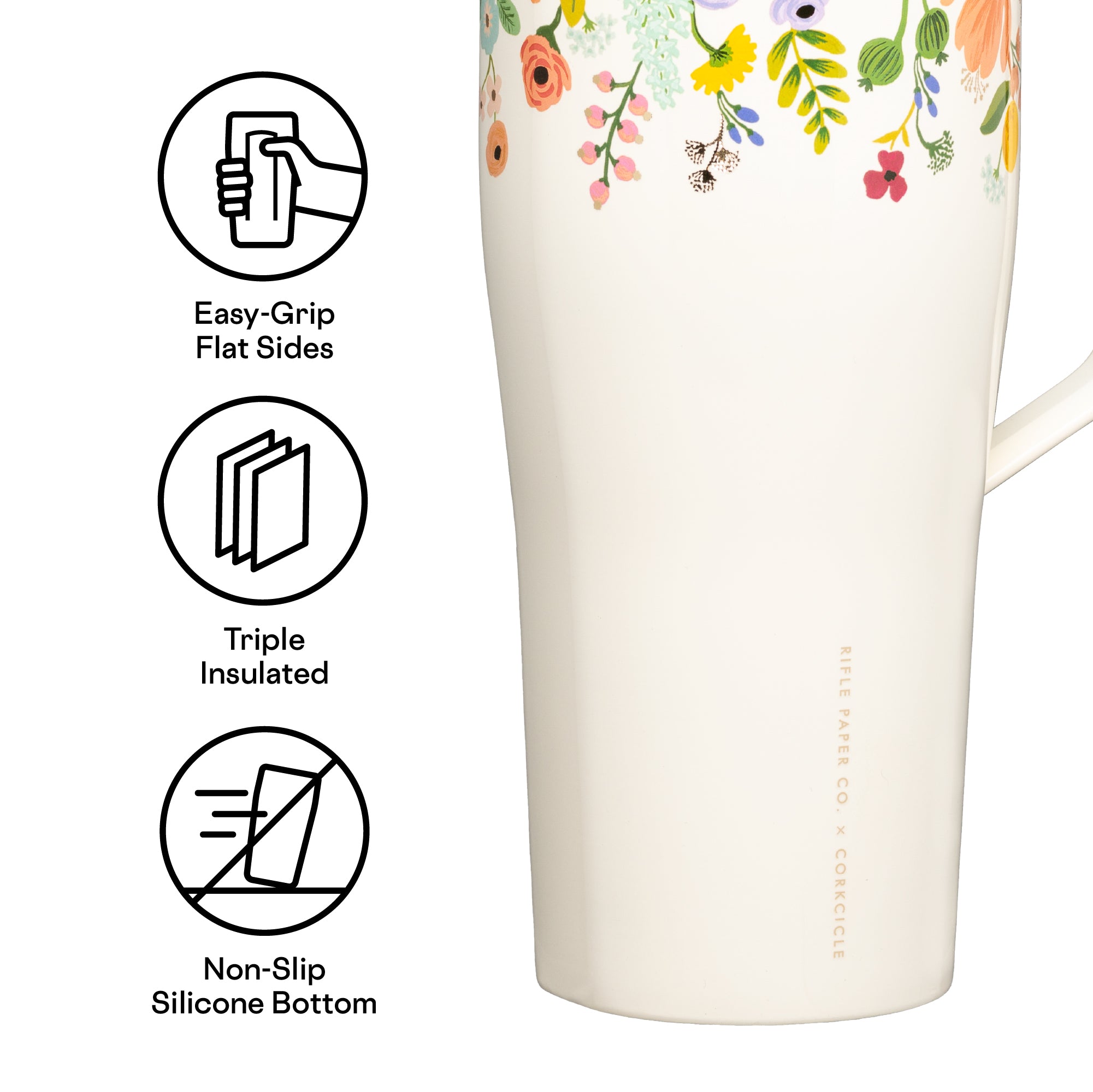 corkcicle-x-rifle-paper-co-cold-cup-xl-30oz-tumbler-with-garden-party-pattern-ha image 4