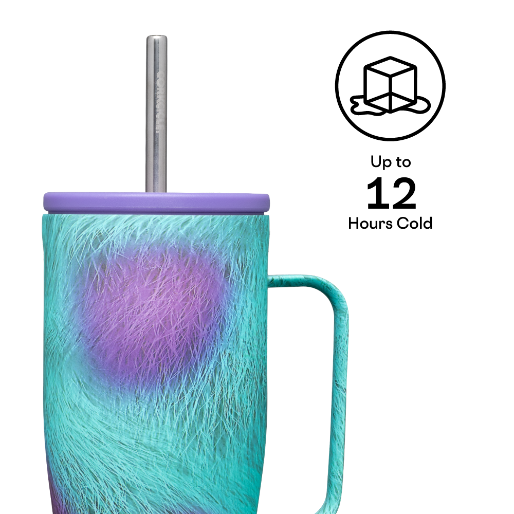 corkcicle-disney-pixar-cold-cup-xl-30-oz-sulley-design-with-handle-and-straw image 4