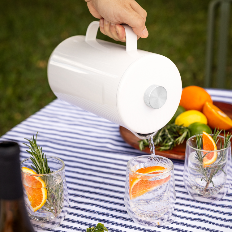 corkcicle-pitcher-64oz-triple-insulated-sweat-free-for-cold-beverages image 2