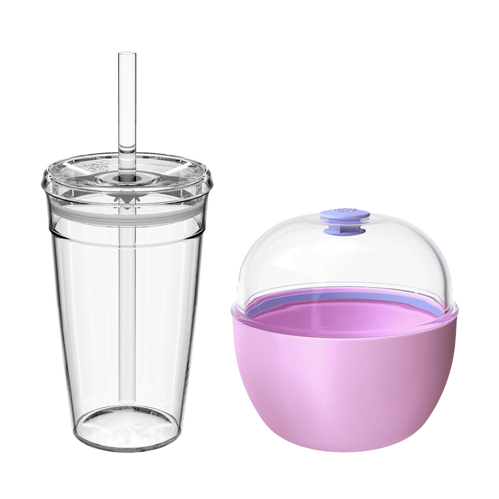 keepcup-sip-and-snack-bundle-lilac-reusable-cold-cup-and-go-bowl-set image 1